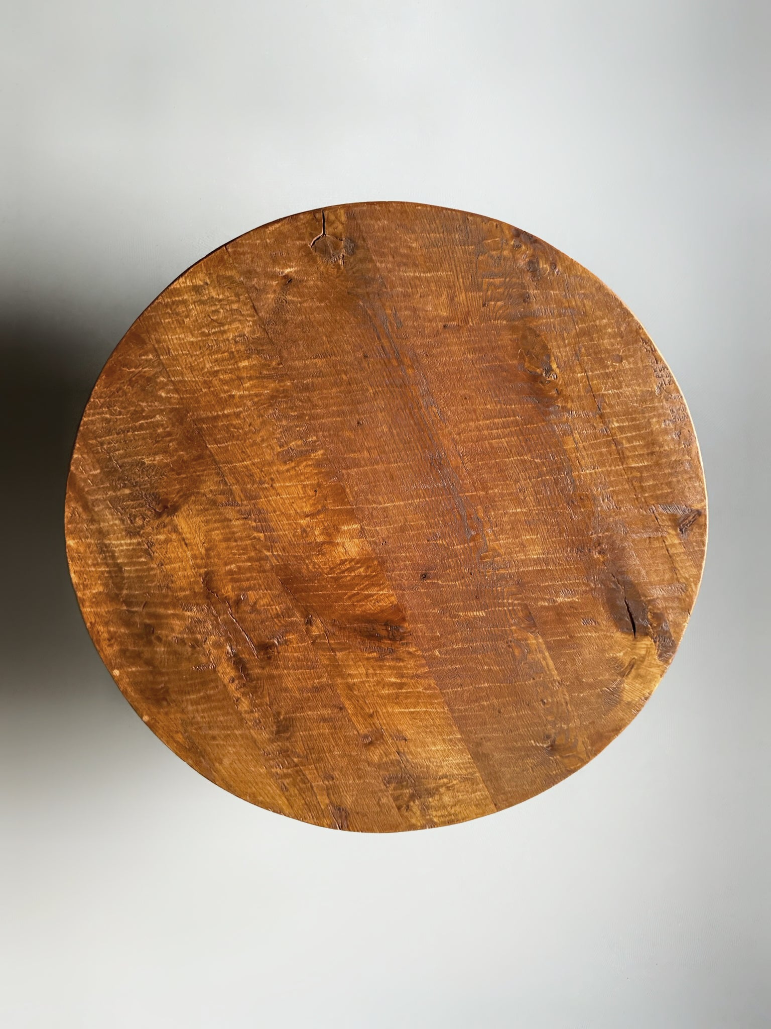 Round Brutalist Coffee Table 1950s