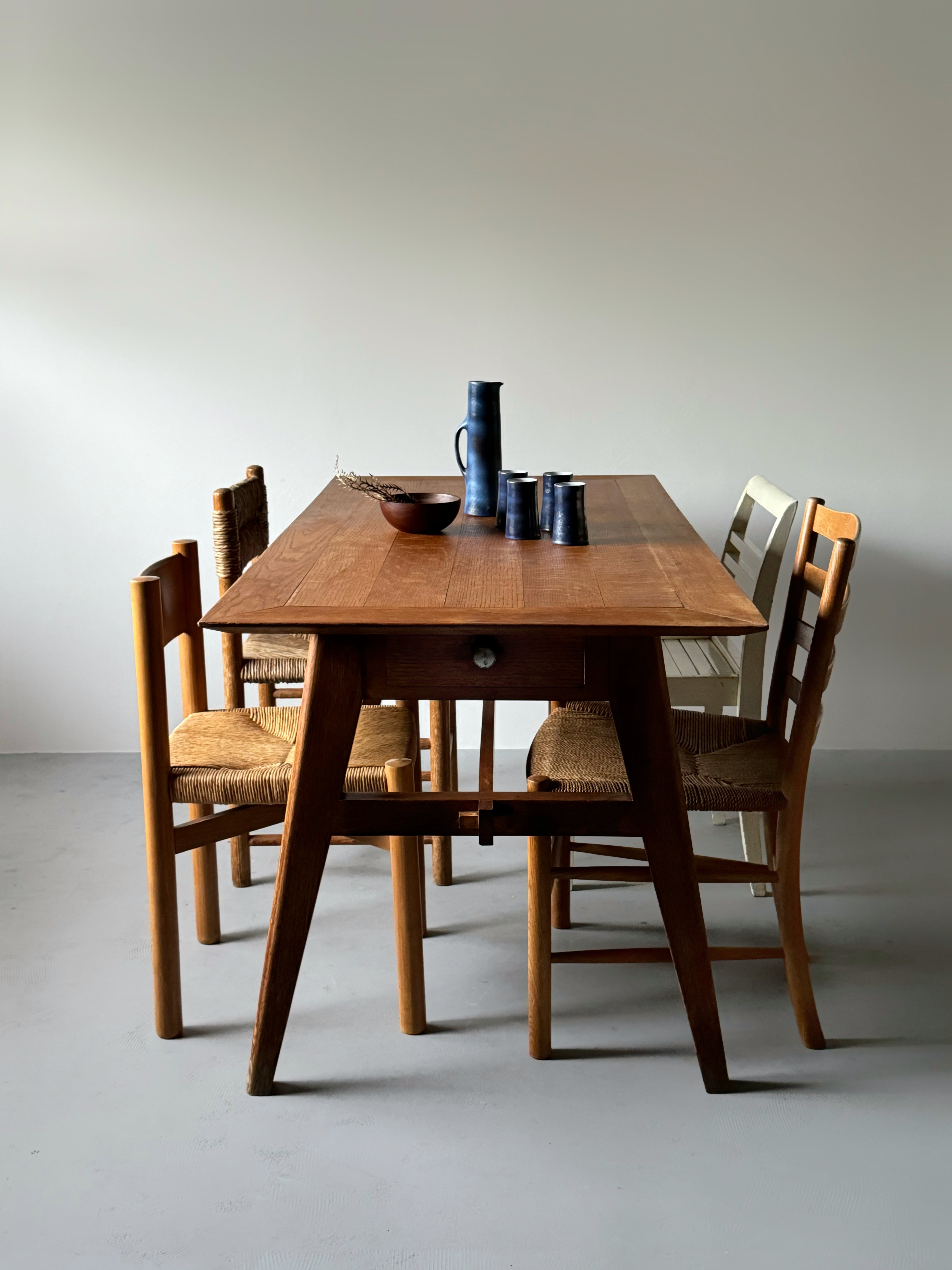 Dining table first edition by René Gabriel, France