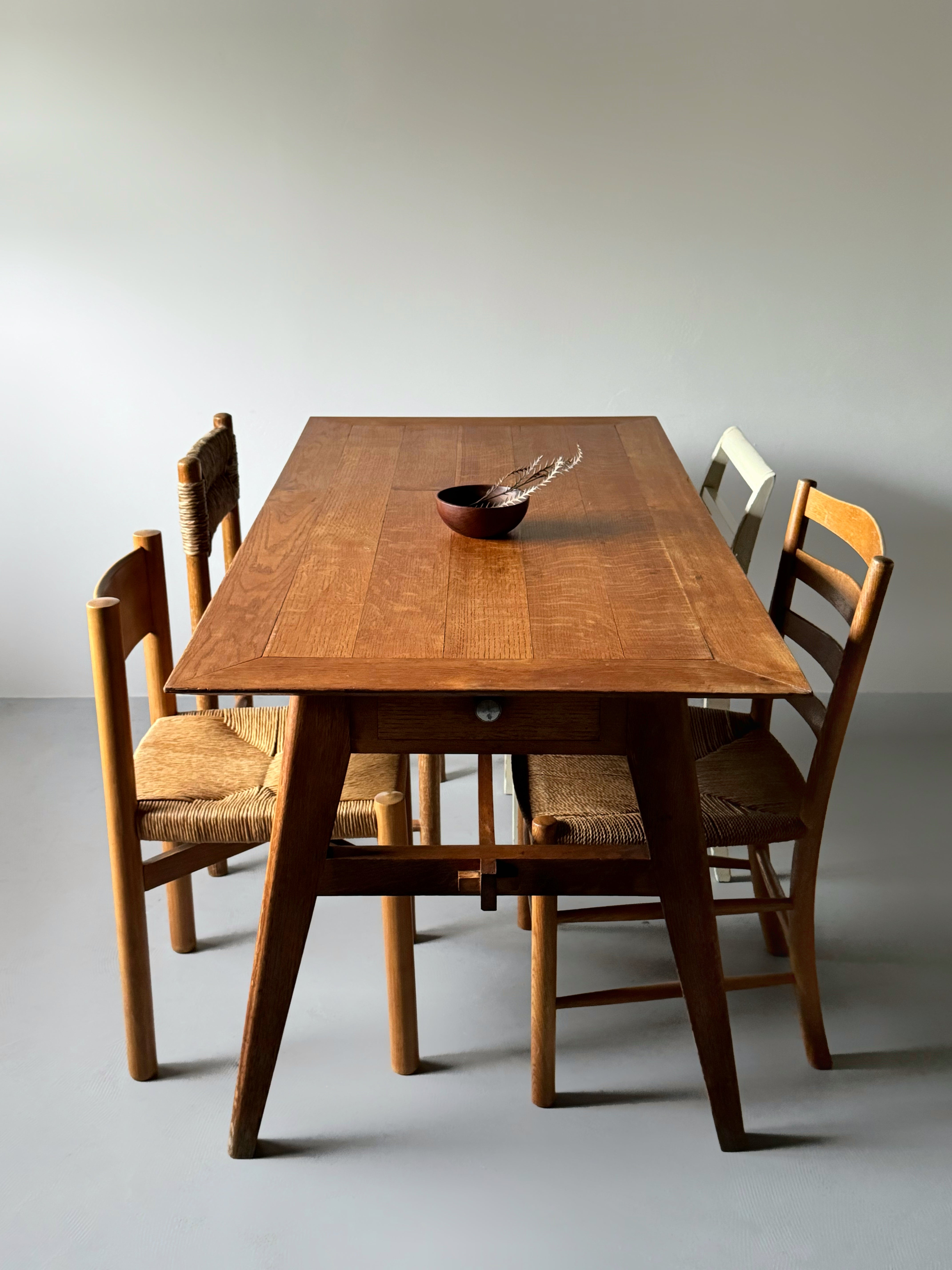 Dining table first edition by René Gabriel, France