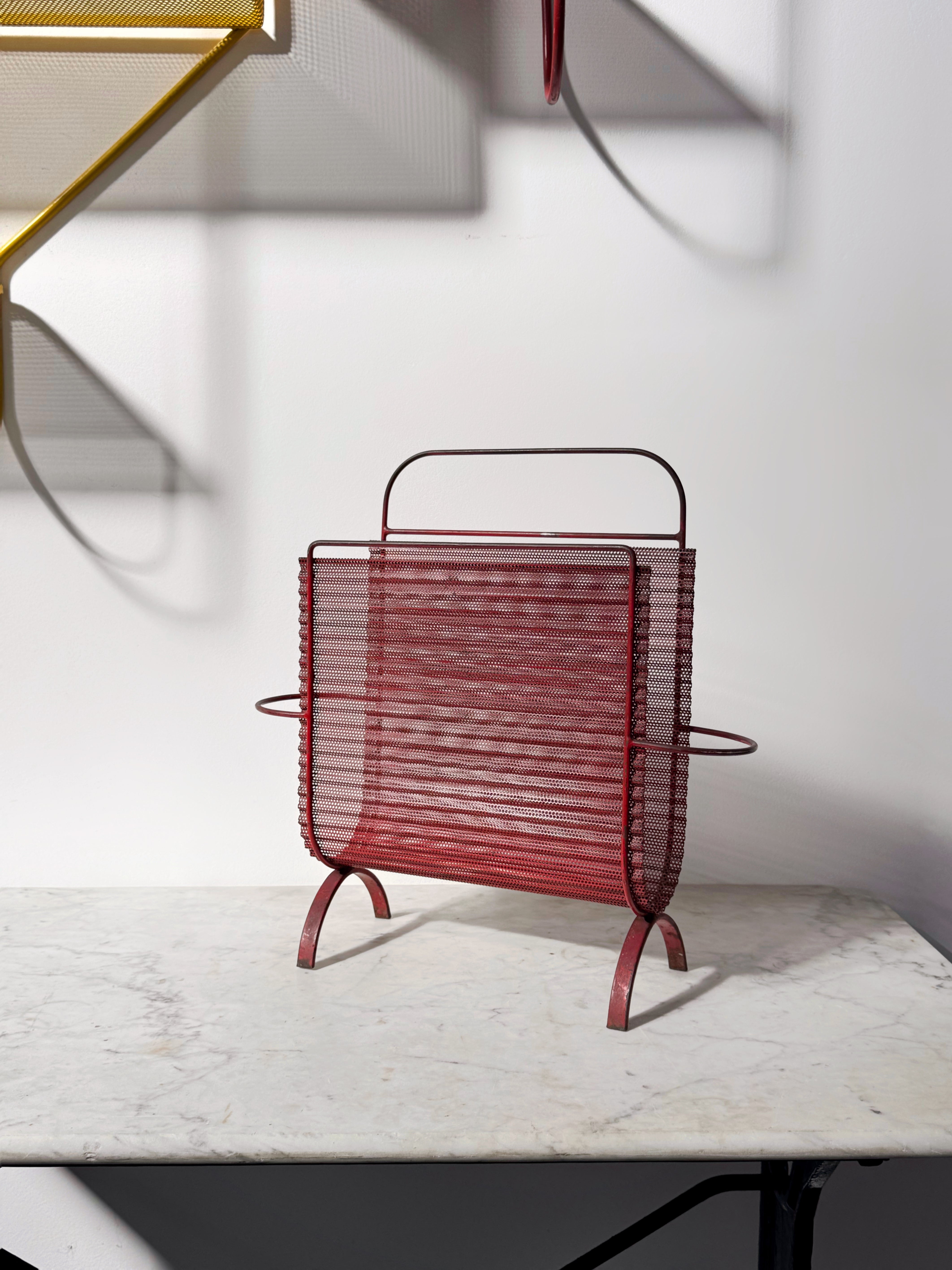 Magazine Holder by Mathieu Matégot for Atelier Matégot