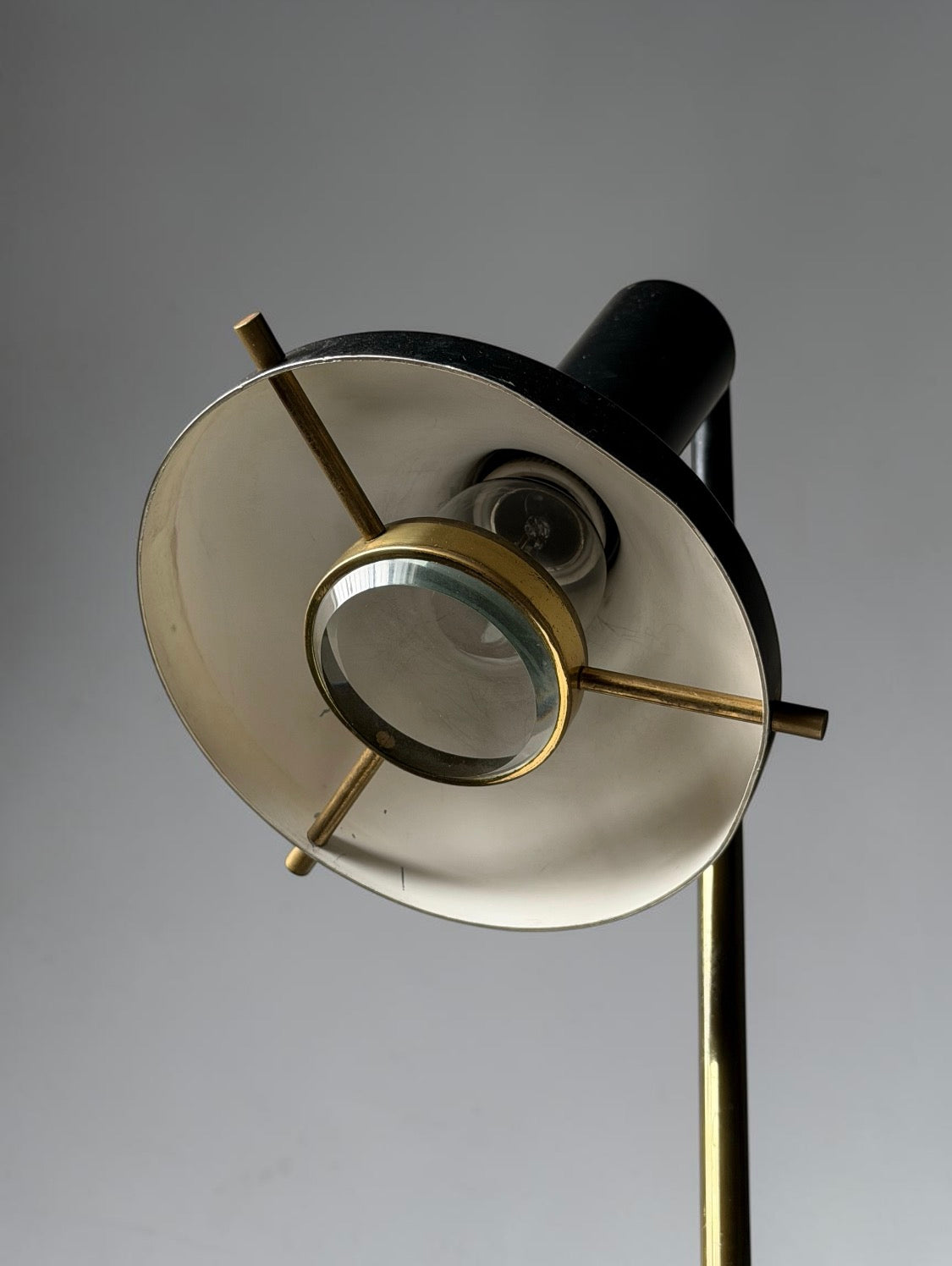Mod.553 Table Lamp by Oscar Torlasco for Lumi, Italy 1950s