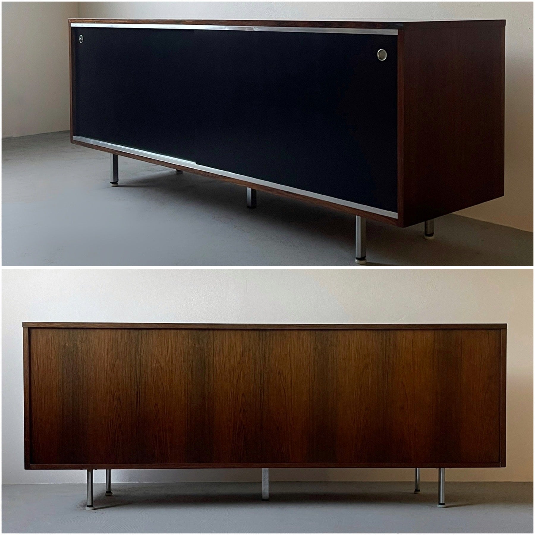 Sideboard in rosewood by George Nelson for Herman Miller, 1960s