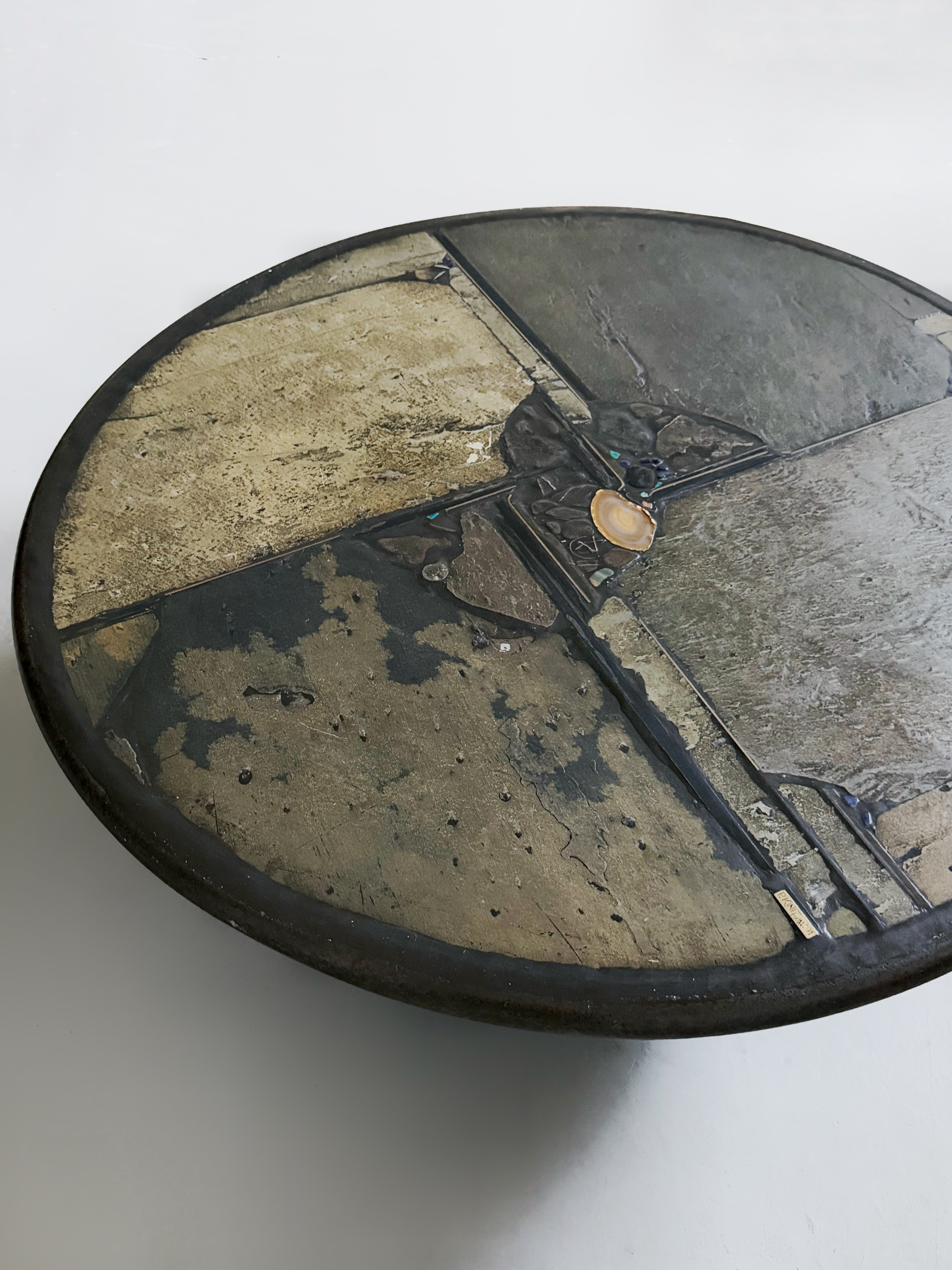 Round Coffee Table by Paul Kingma, Netherlands 1980s