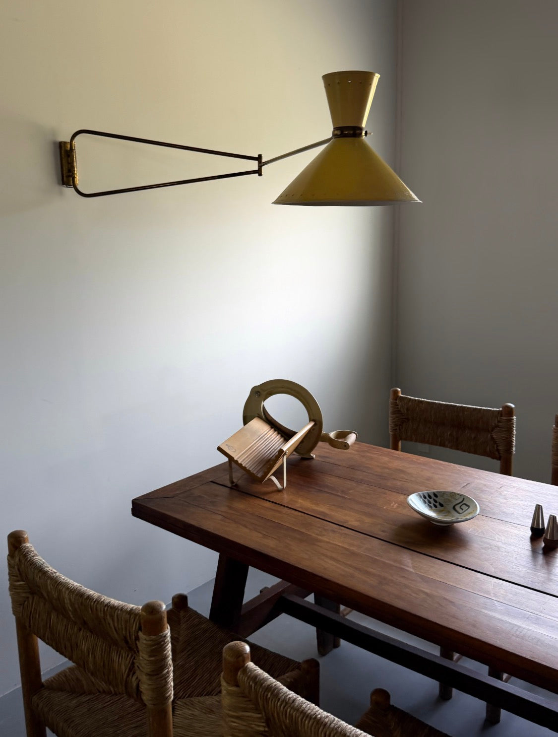 Diabolo Wall Light by René Mathieu for Maison Lunel, 1950s　