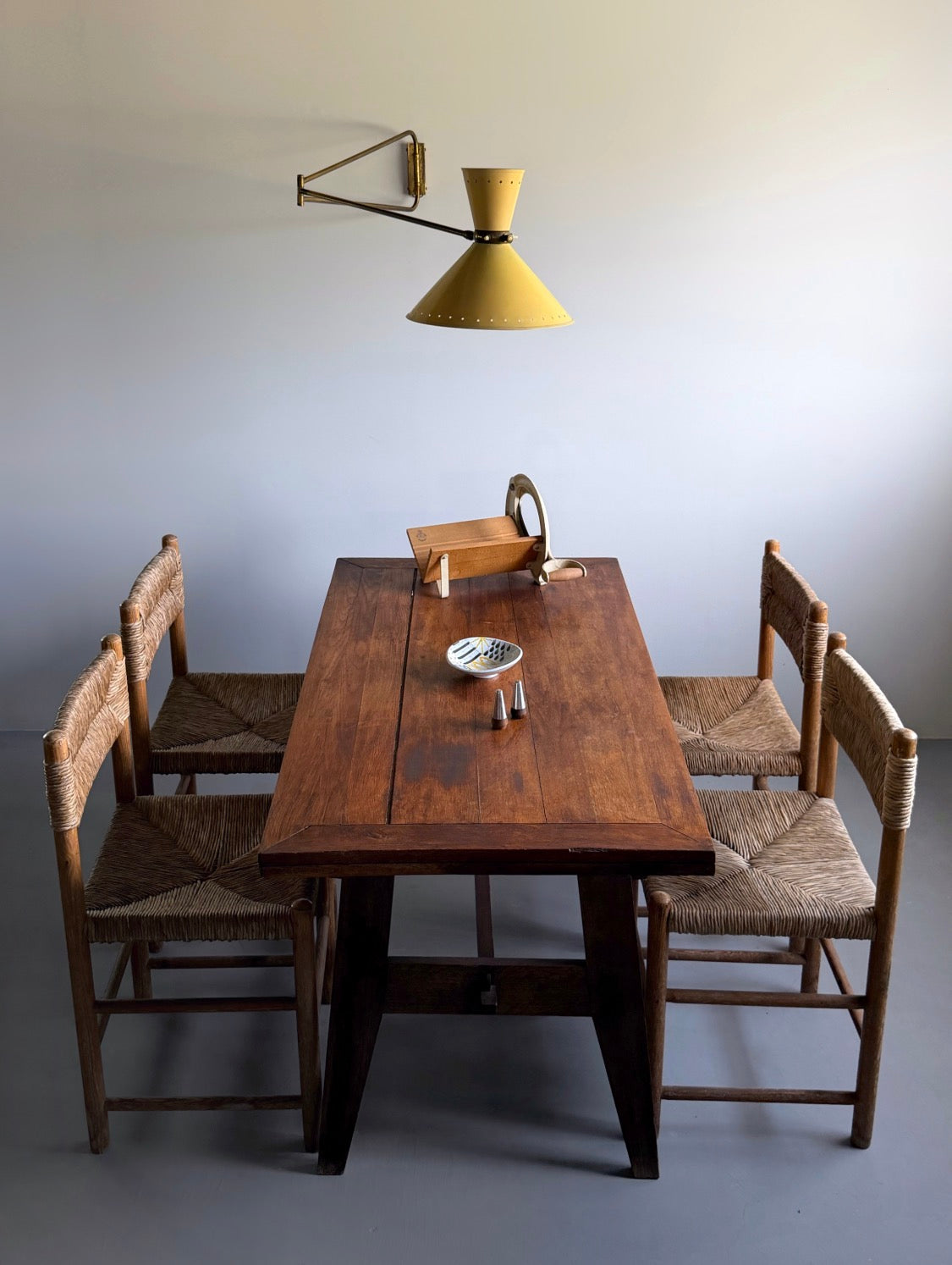 Diabolo Wall Light by René Mathieu for Maison Lunel, 1950s　