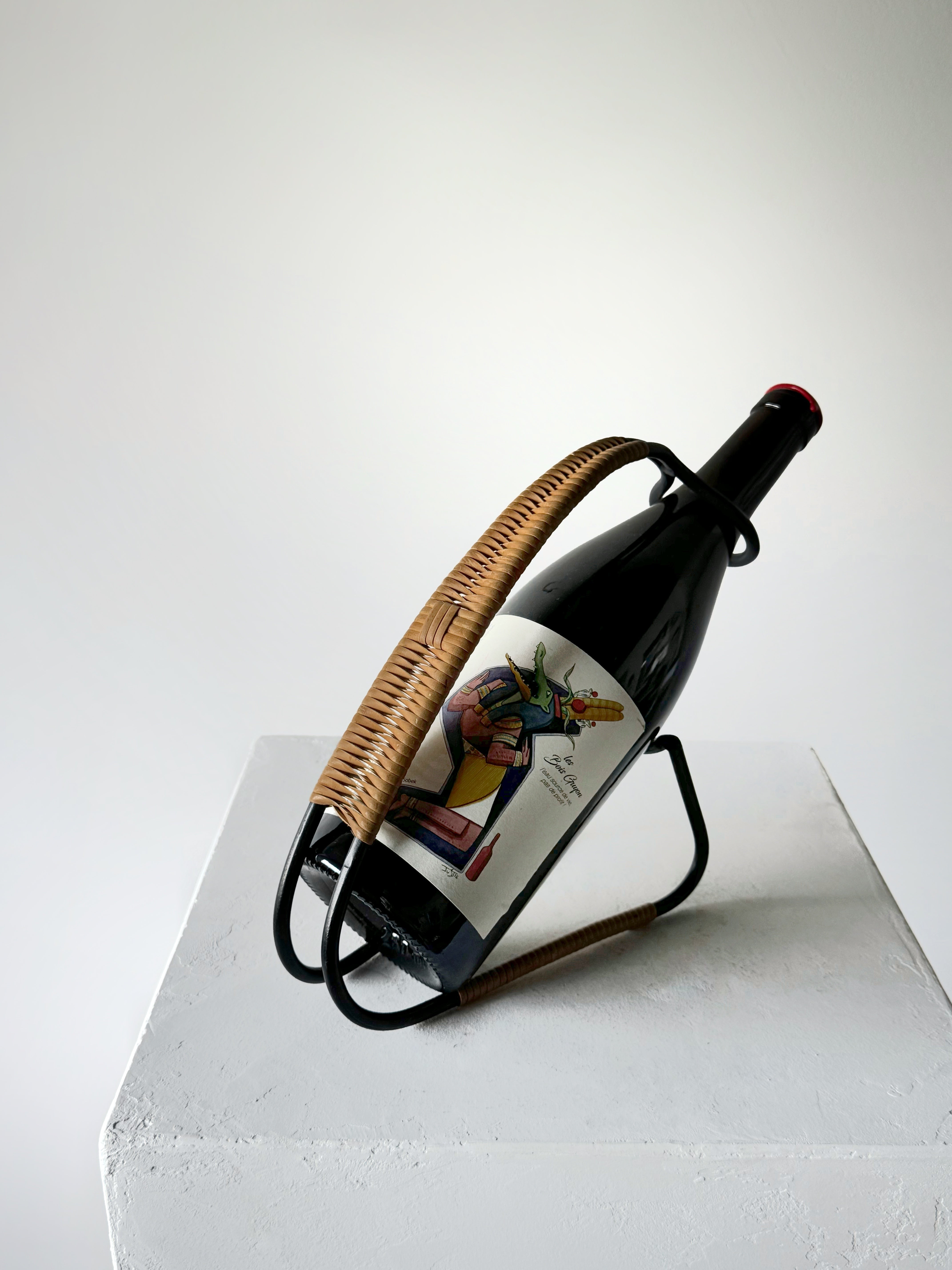 Wine Bottle Holder by Laurids Lønborg, Denmark 1960s