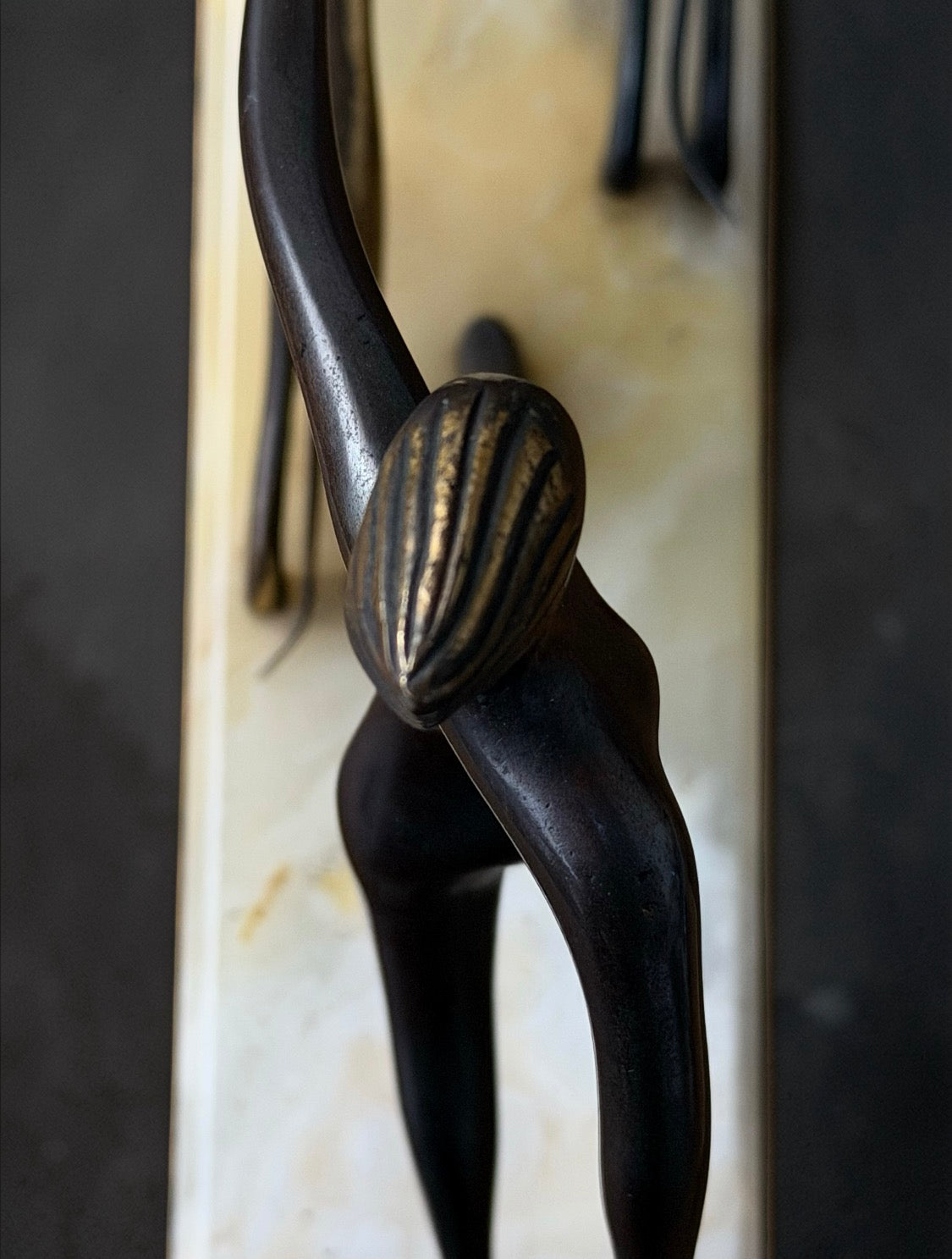 Art Deco Sculpture “Diana with Dogs” by Karl Hagenauer, Austria 1940s　