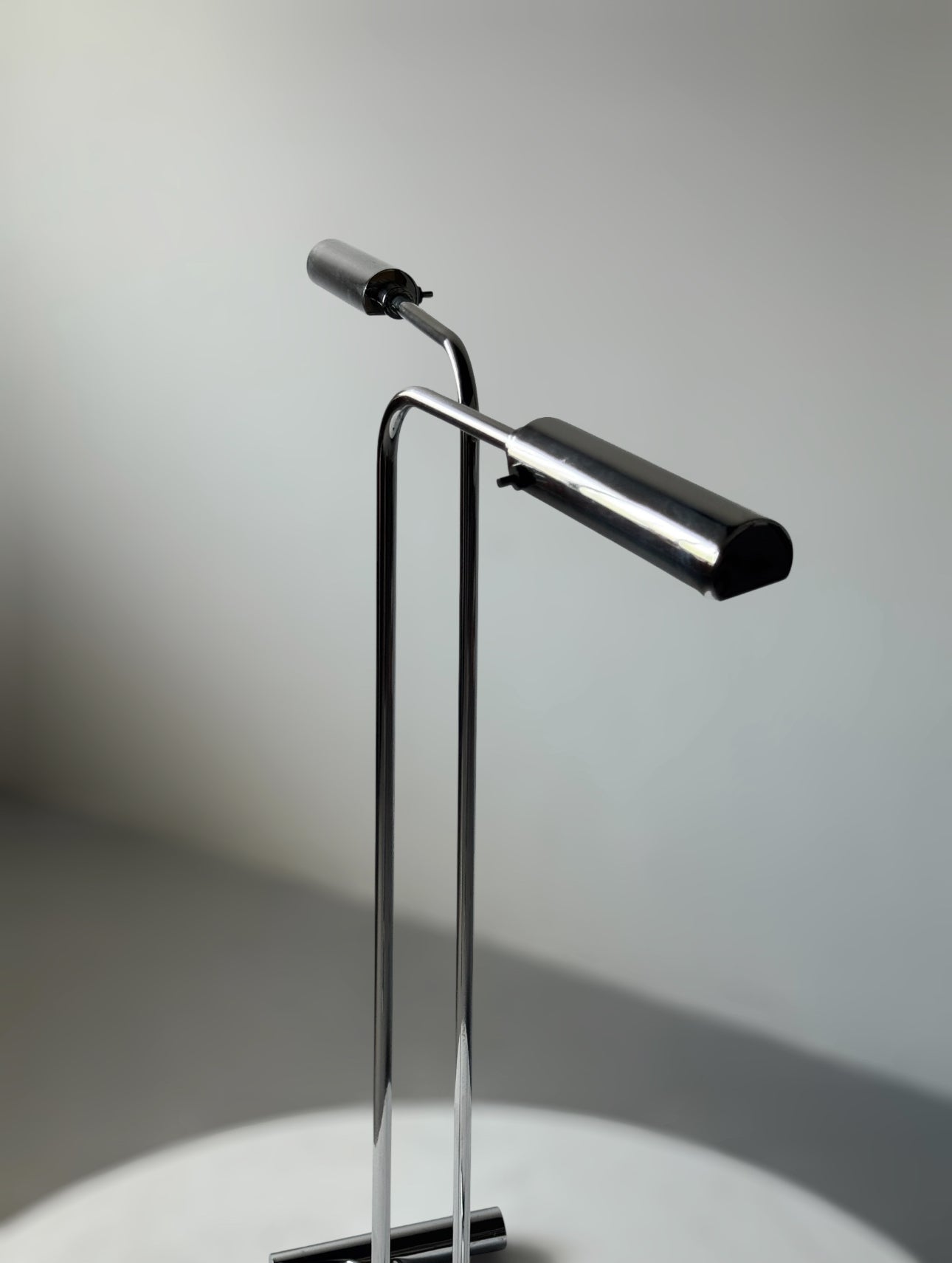 Nickel-Plated Reading Lamp by Christian Liaigre, France 1980s　　