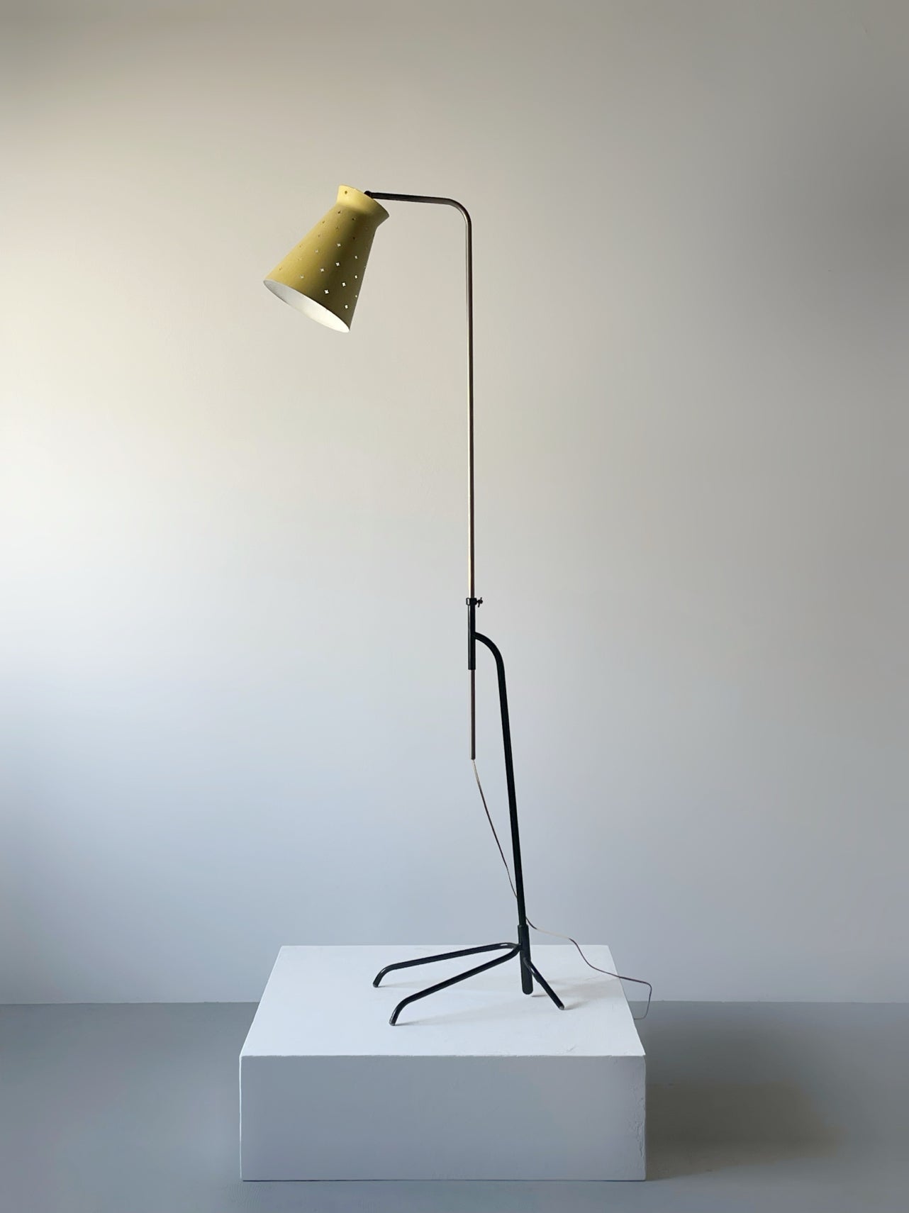 Dutch adjustable floor lamp, Netherlands 1950s