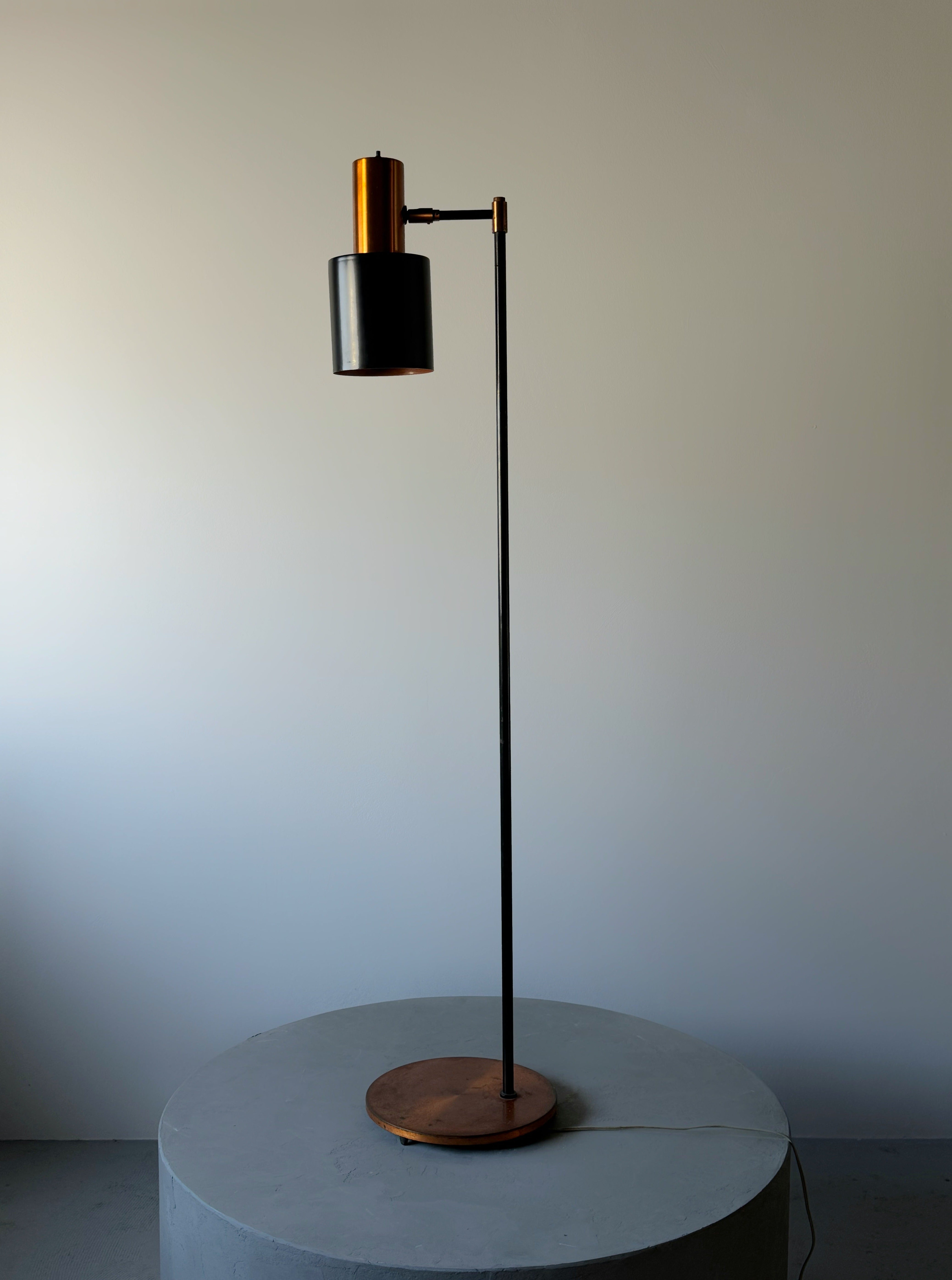 Floor Lamp "Studio" designed by Jo Hammerborg for Fog & Mørup