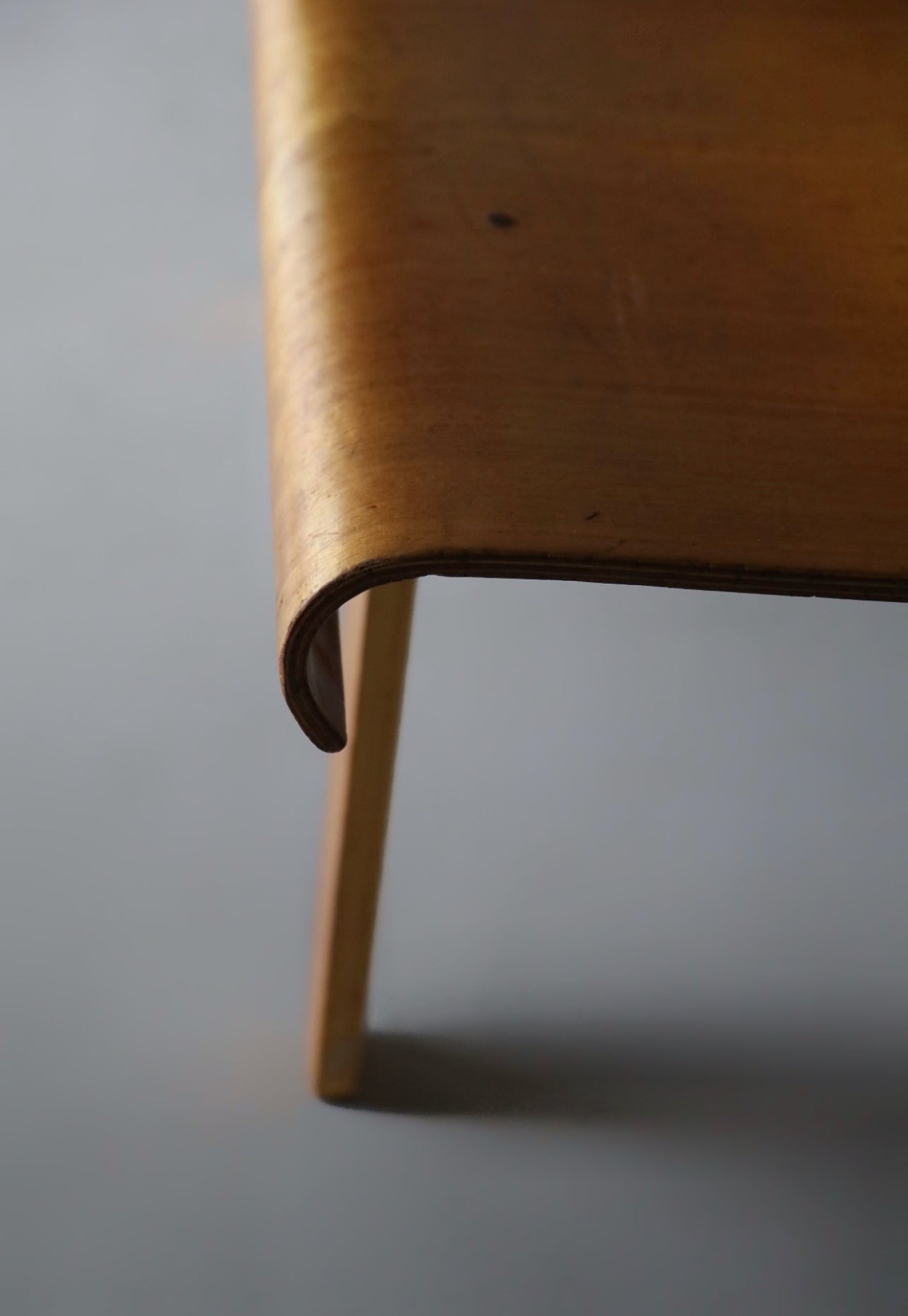 Rare Plywood Bench by Architect Mart Stam, 1940s　　　　　
