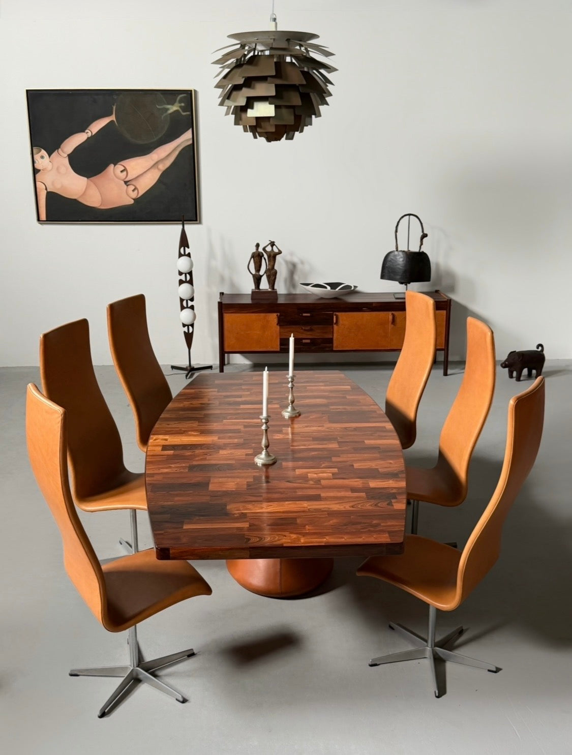Guanabara Rosewood Dining Table by Jorge Zalszupin, Brazil 1959　