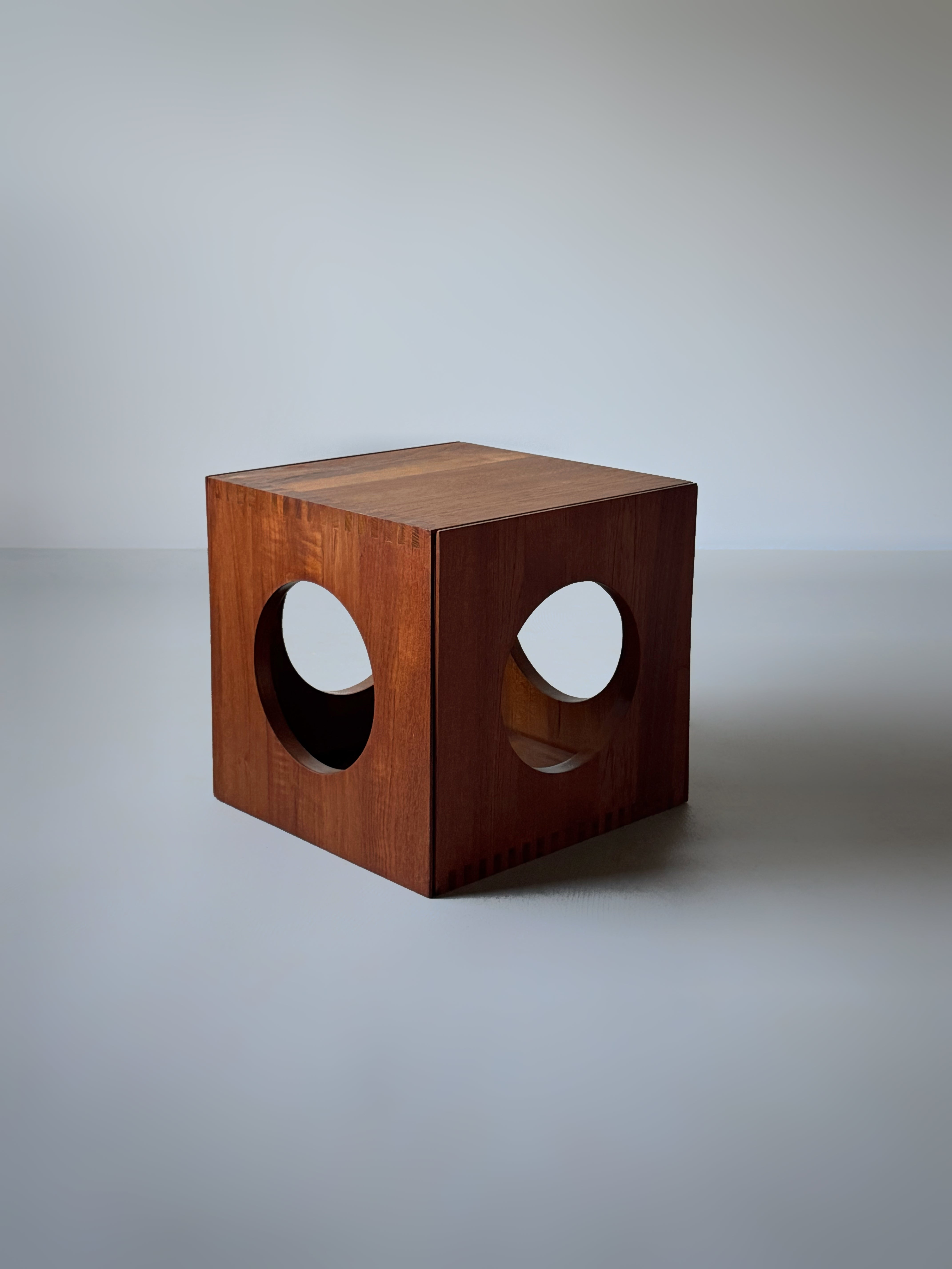 Cube nesting tables by Jens Harald Quistgaard