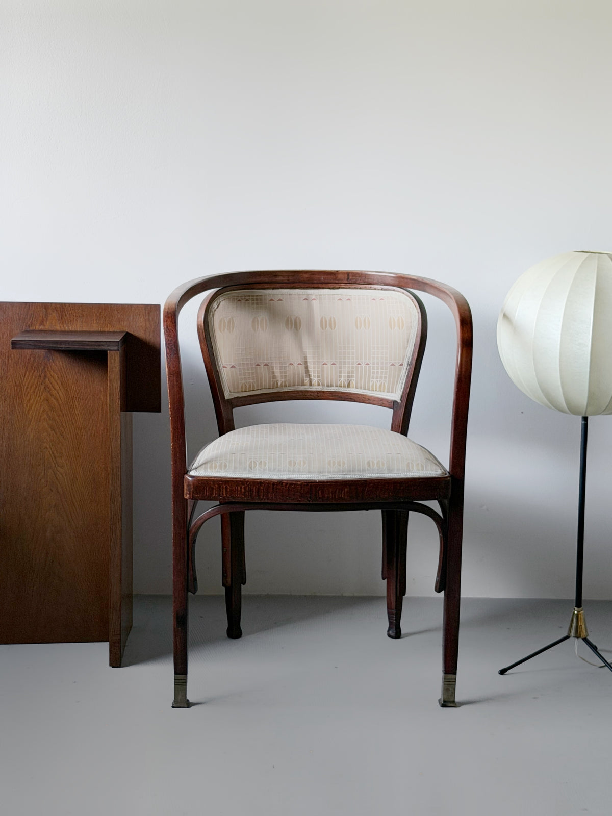 Set of 4 Model 715 Armchairs by Gustav Siegel (Austrian, 1880-1970) for J&J Kohn, Austria 1899　