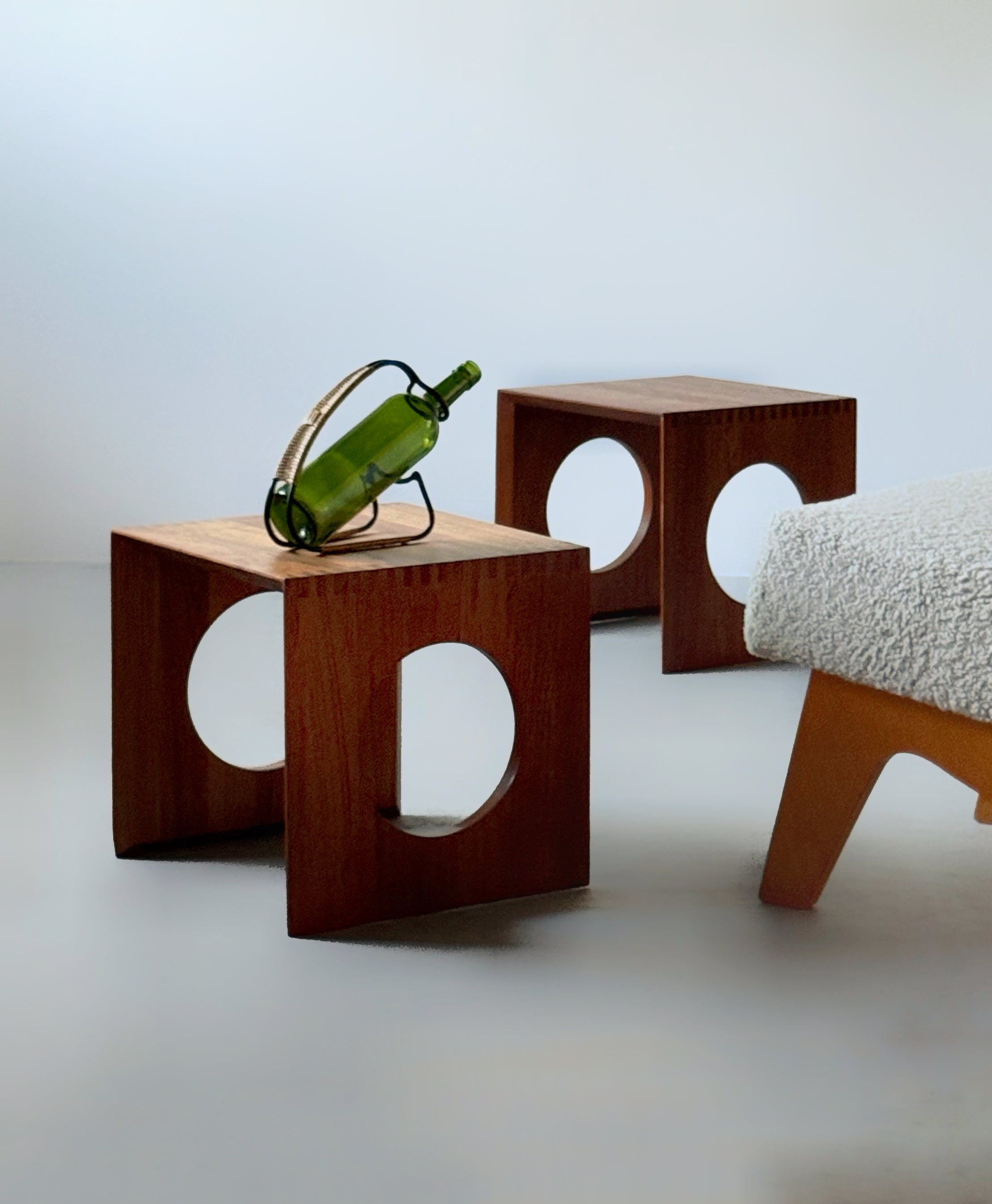 Cube nesting tables by Jens Harald Quistgaard