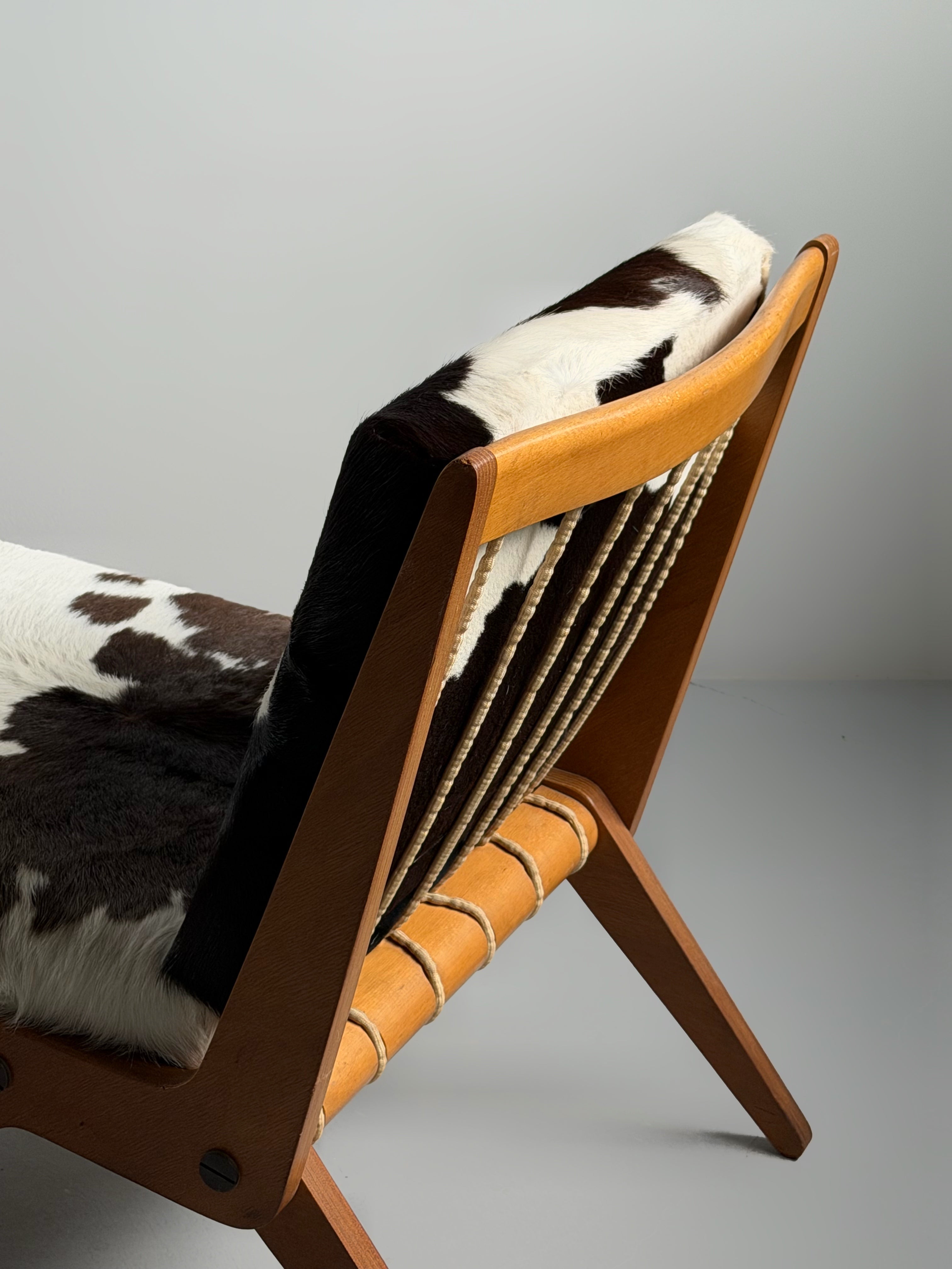 Scissor chair by Hans Mitzlaff & Albrecht Lange for Eugen Schmidt, Germany1950s