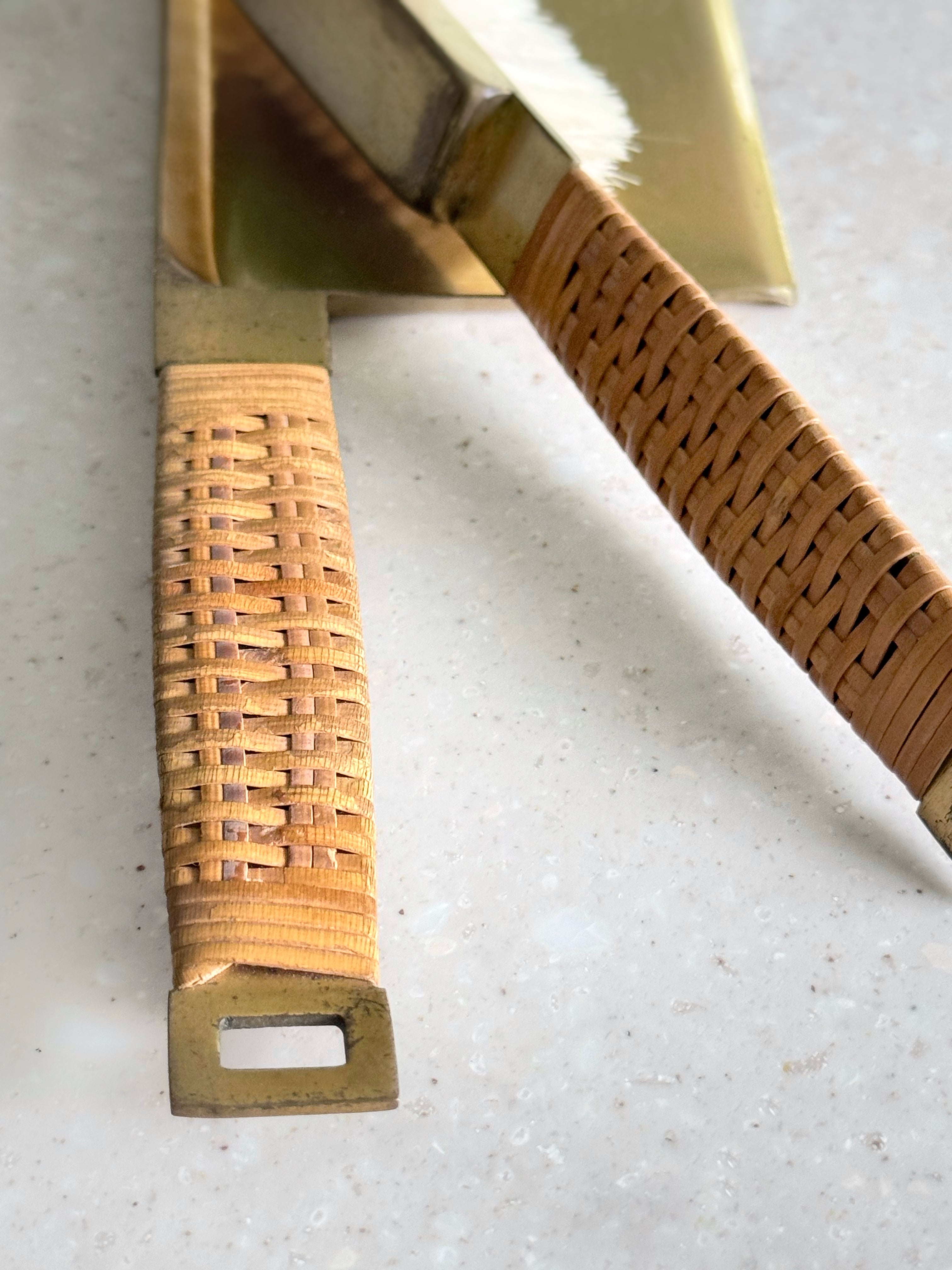 A. G. Bunge mid-Century Modern Dustpan and Brush