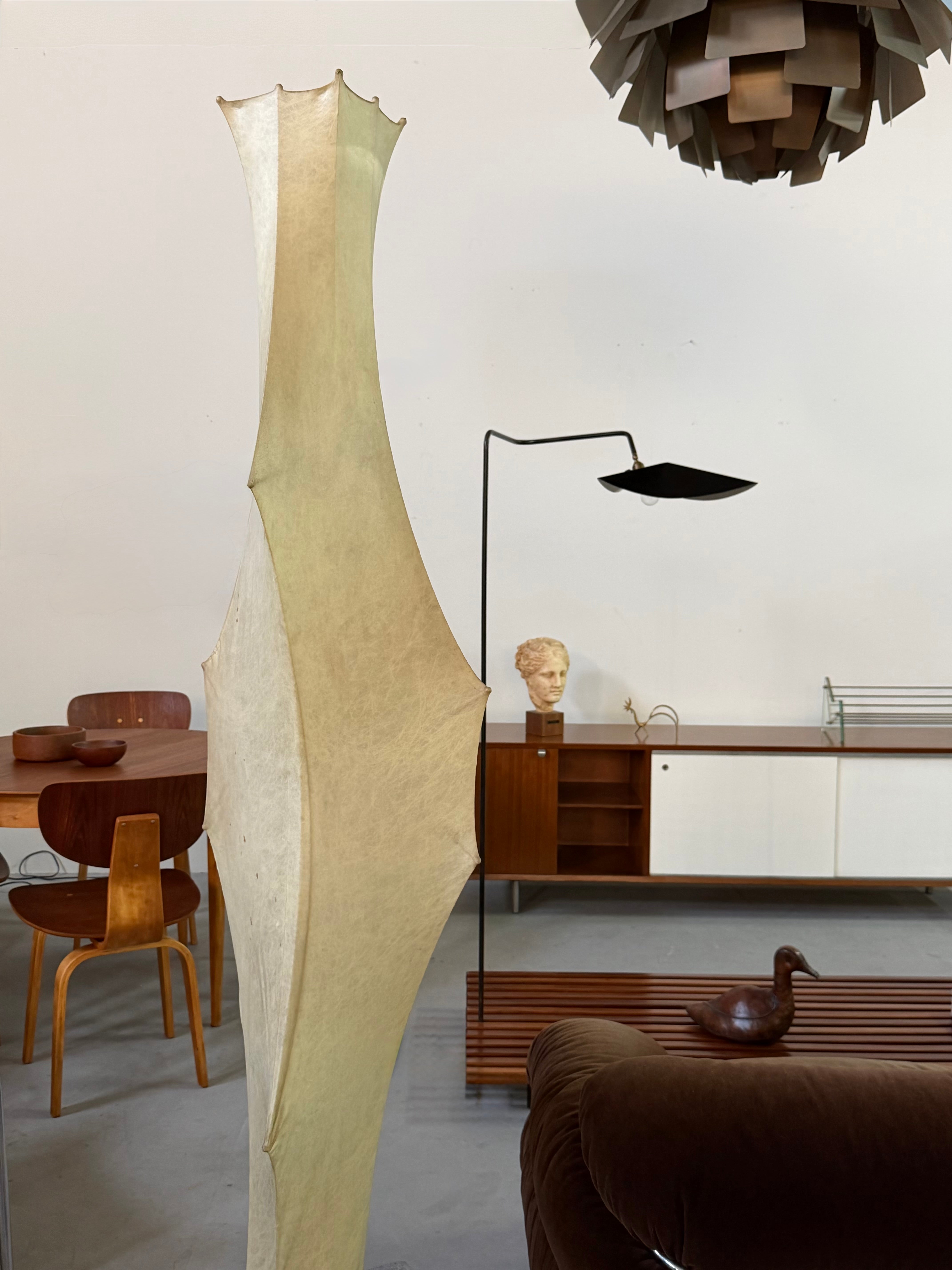 Ghost Cocoon Floor Lamp by Tobia Scarpa for Flos, Italy 1963