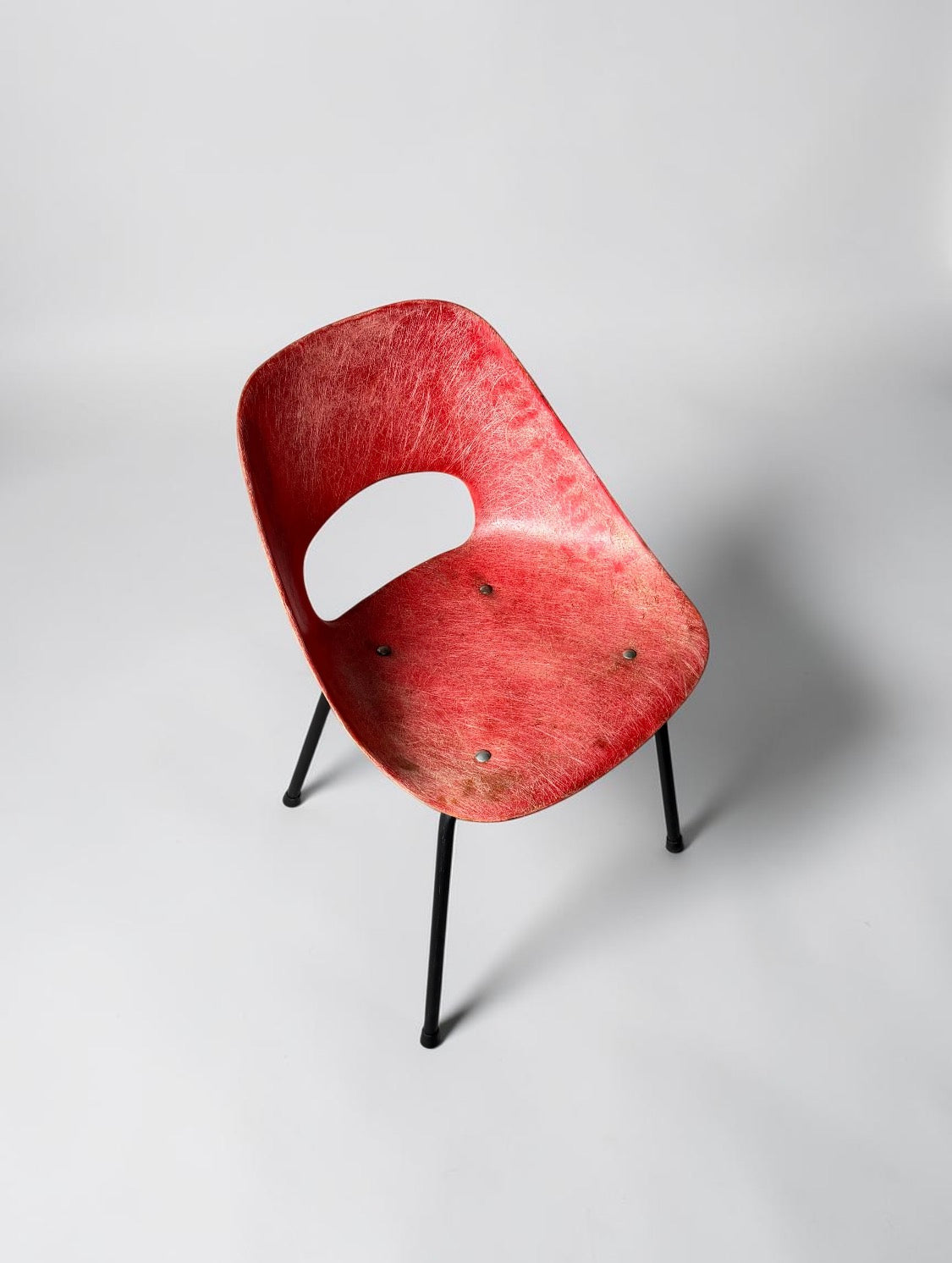 Tulip Chair in FRP by Pierre Guariche for Steiner, France