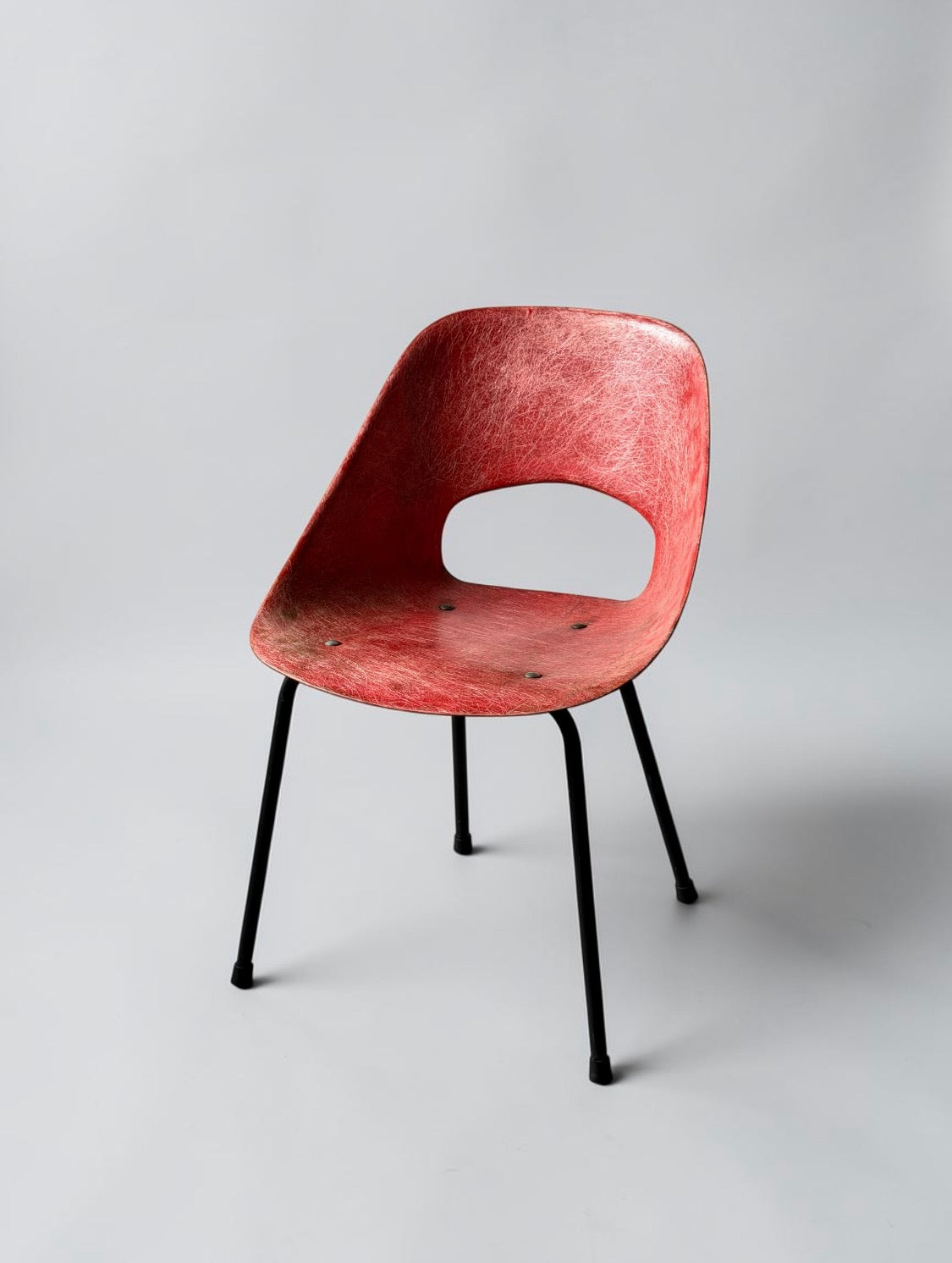 Tulip Chair in FRP by Pierre Guariche for Steiner, France