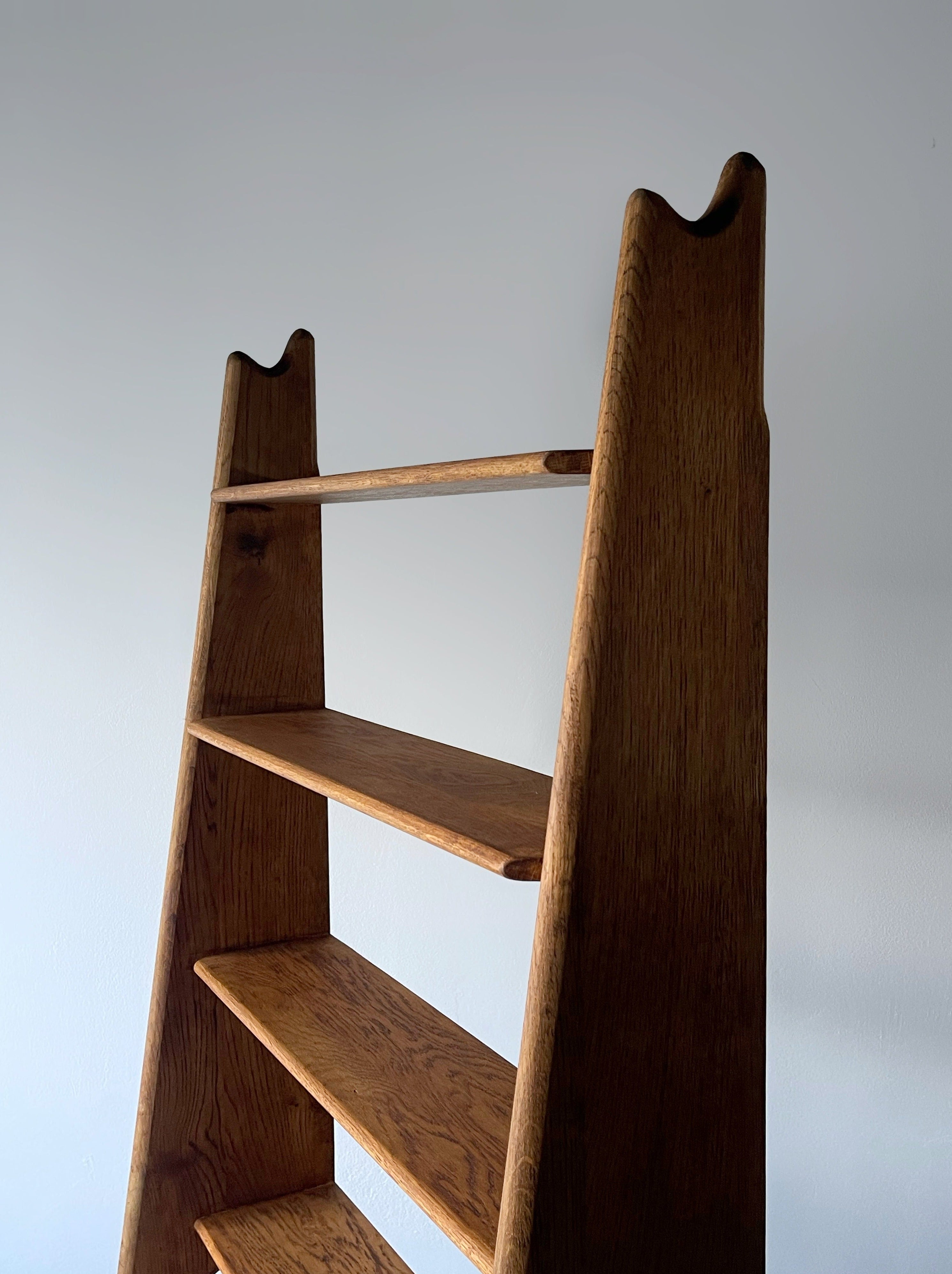 Vintage oak shelf by Pierre Cruège for Formes