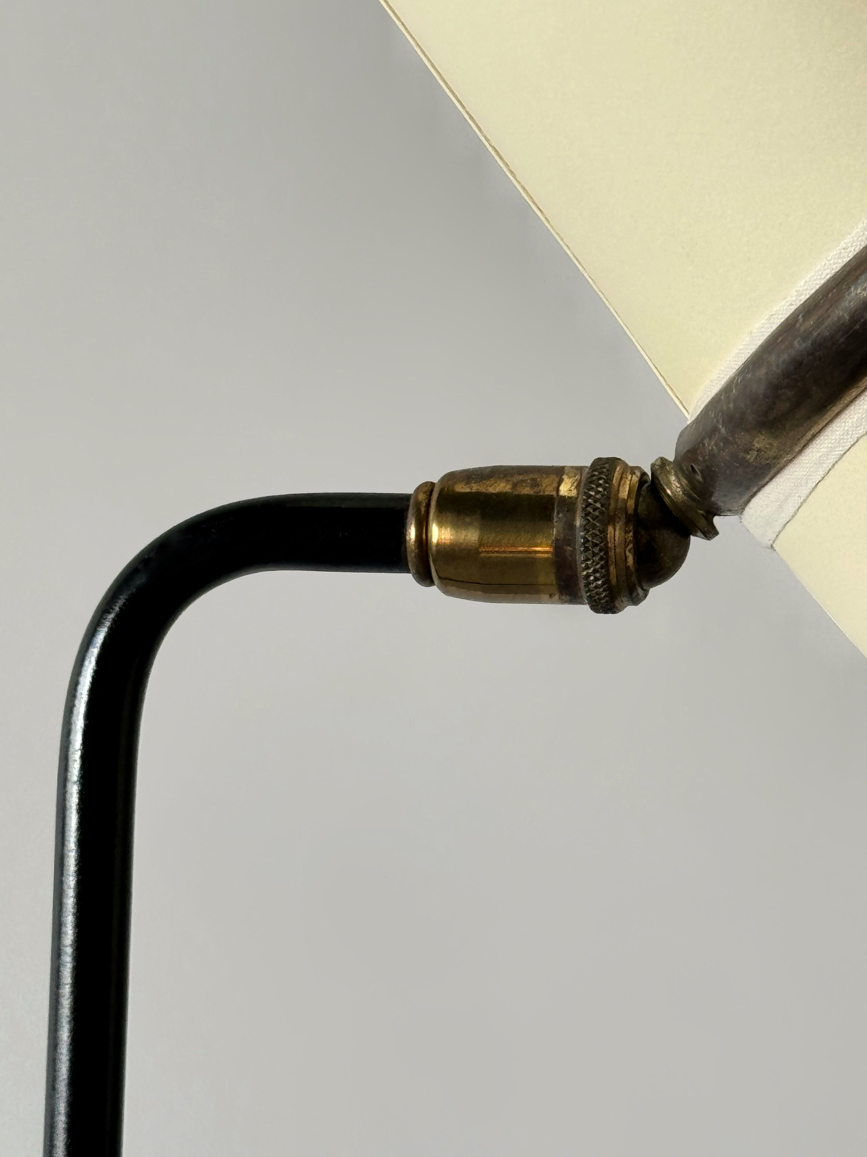 Brass Floor Lamp for Lunel, France 1950s