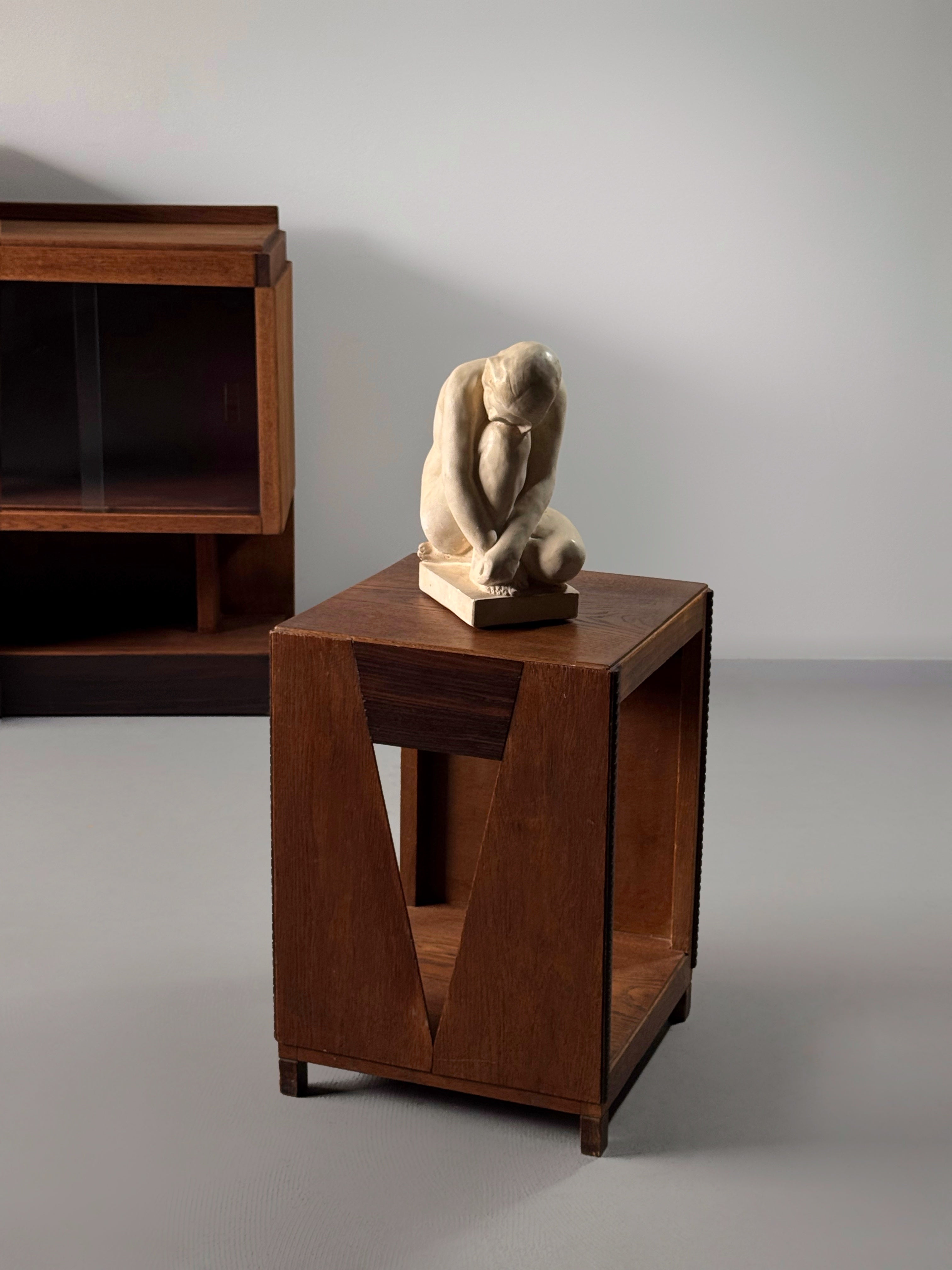 Dutch Art Deco modernist side table 1930s　　　