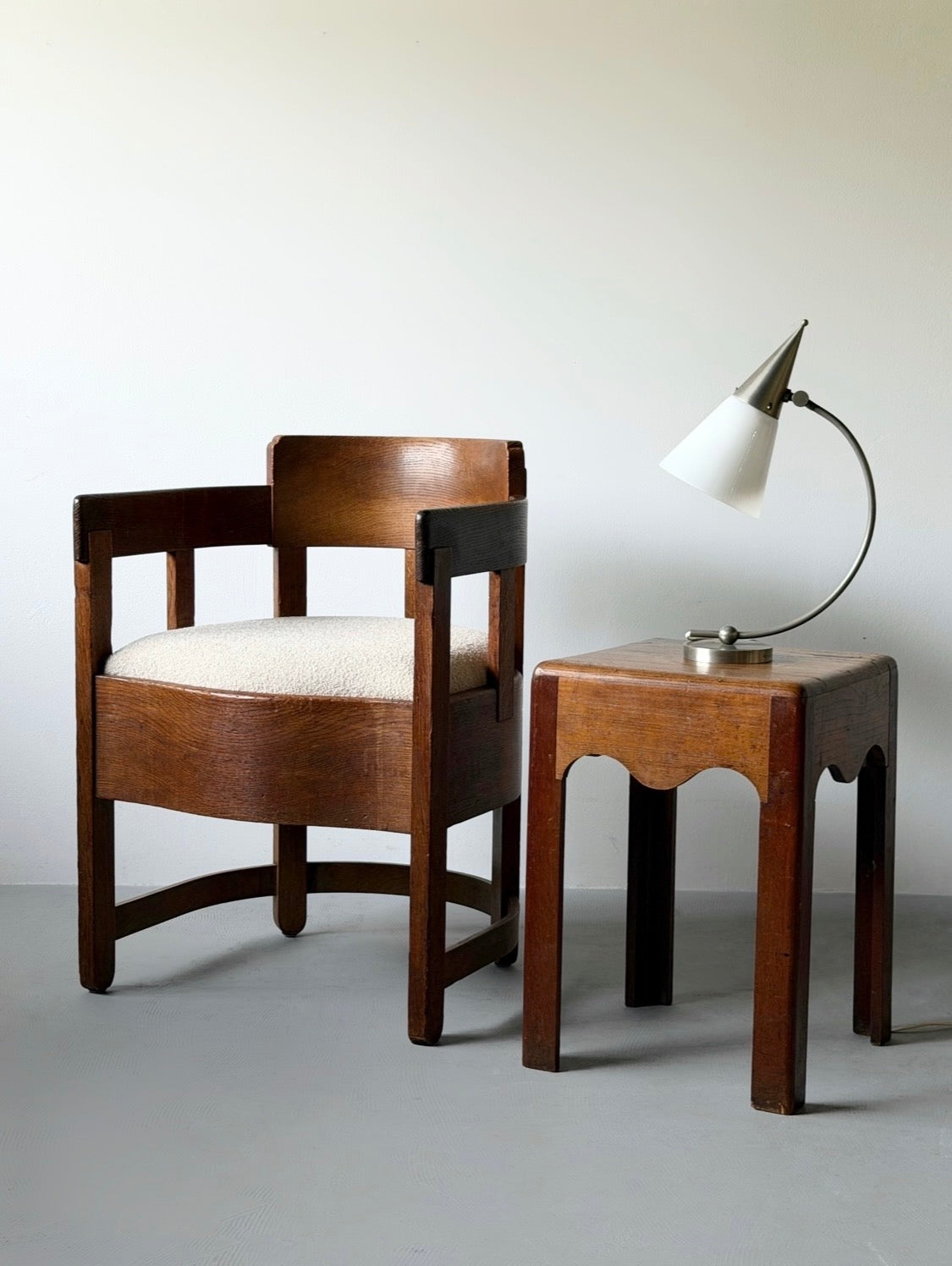 Art Deco Stool, Netherlands 1930s