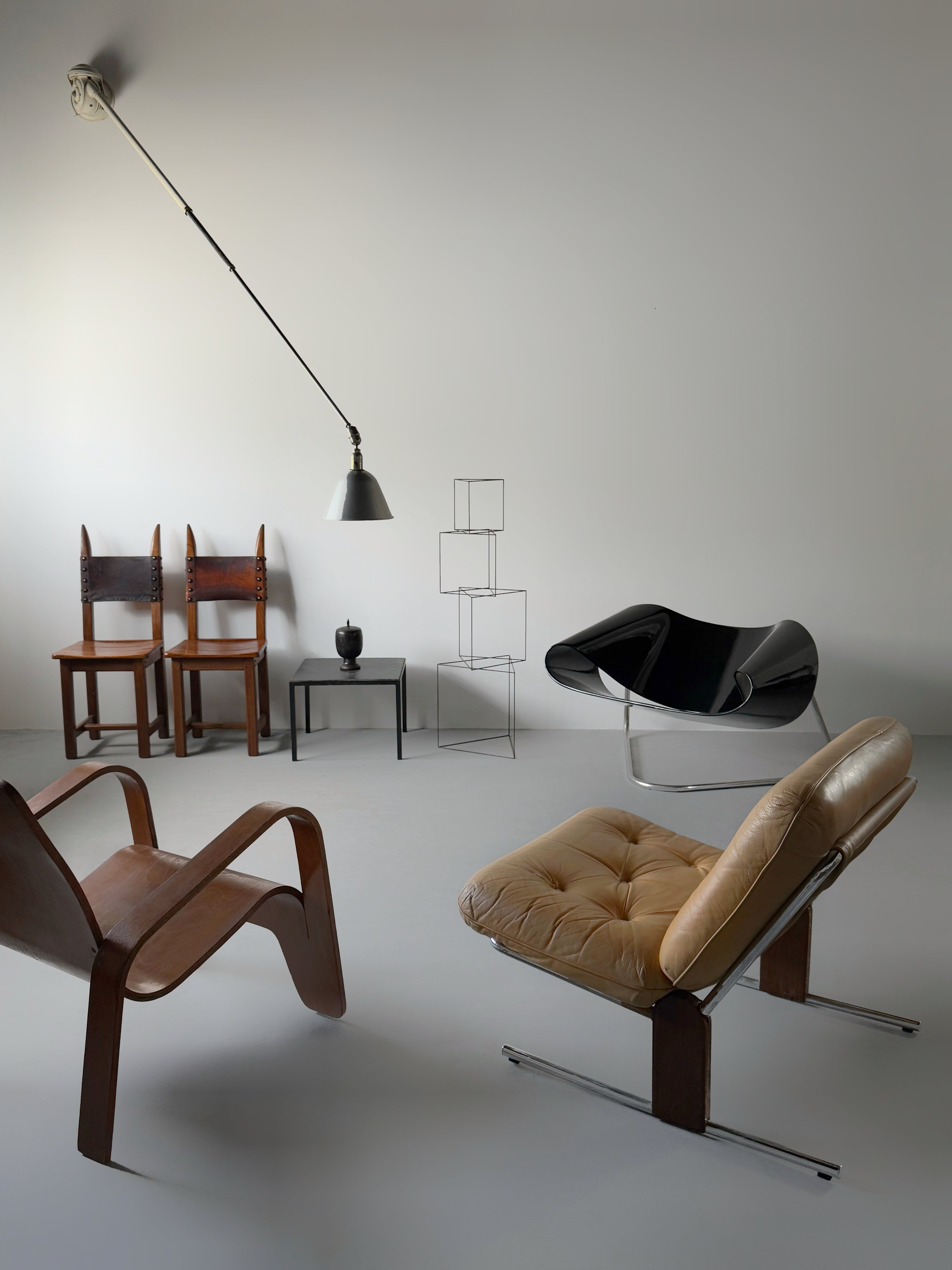 Model CL9 Ribbon Chair by Cesare Leonardi & Franca Stagi for Bernini, 1961 Italy　　　