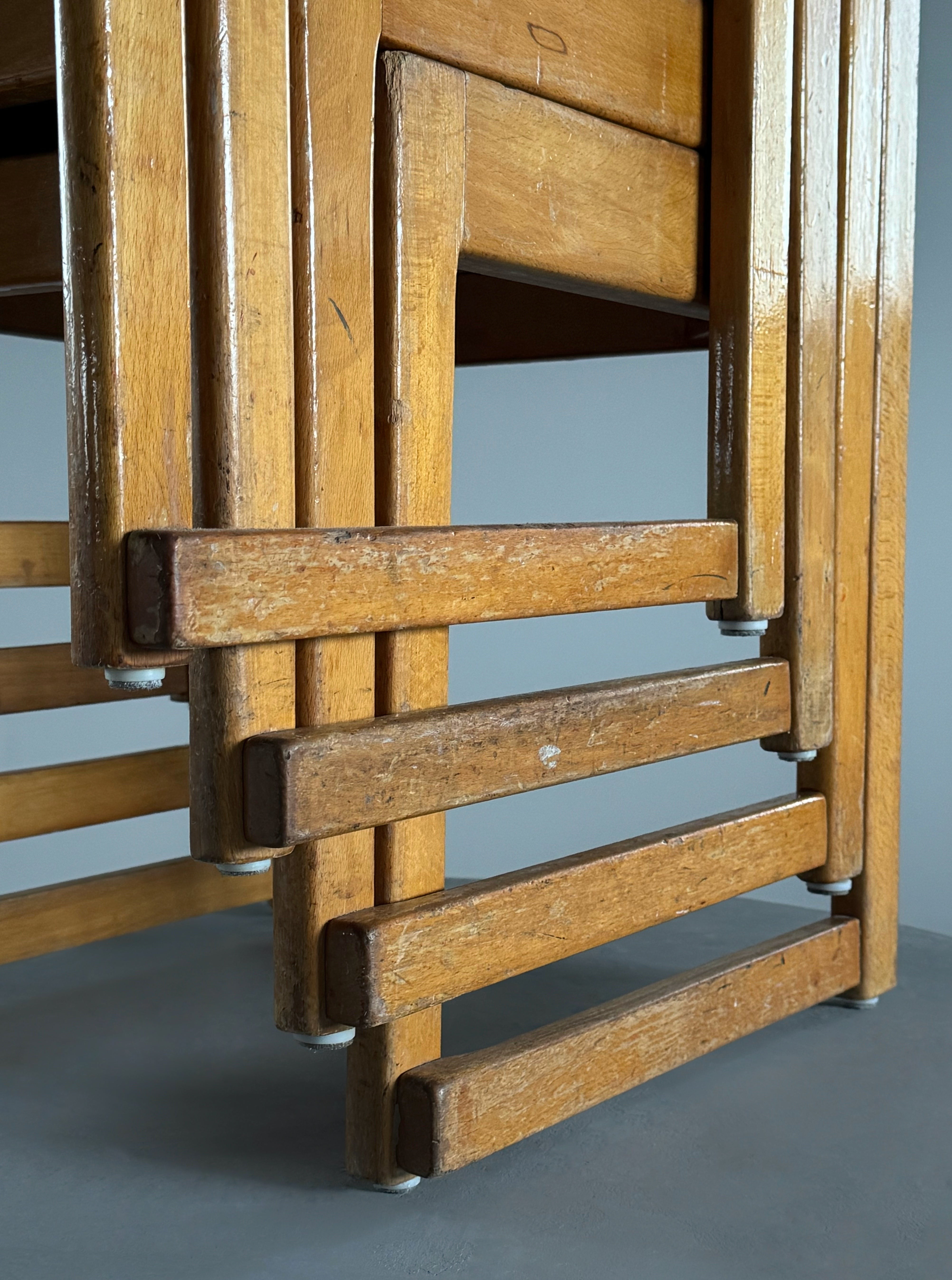 Set of 4 Stackable Chairs by Carl Ewert Ekström