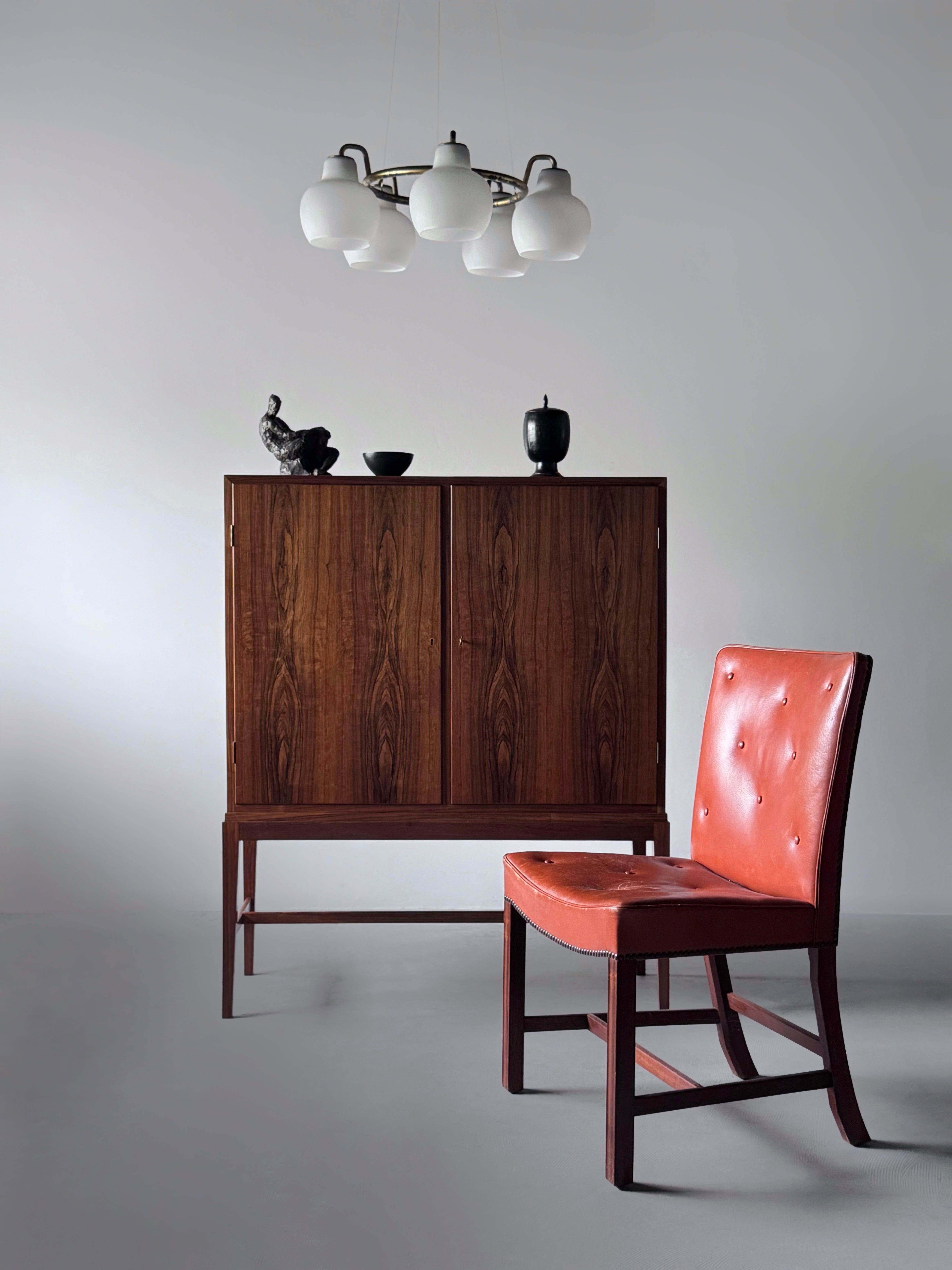 Danish Modern Rosewood Cabinet, Denmark, 1940s