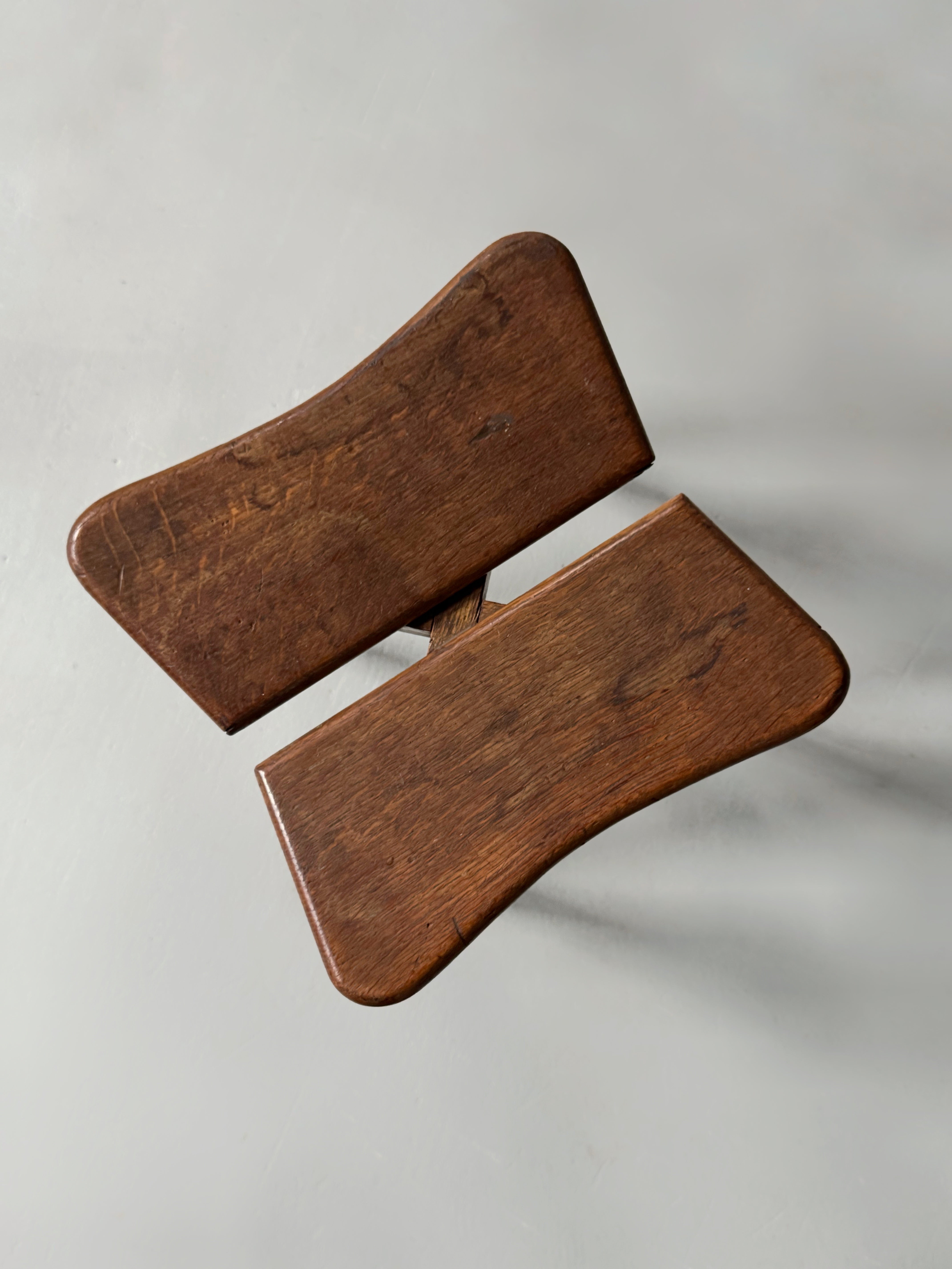 Trefle Stool by Marcel Gascoin, France 1940s