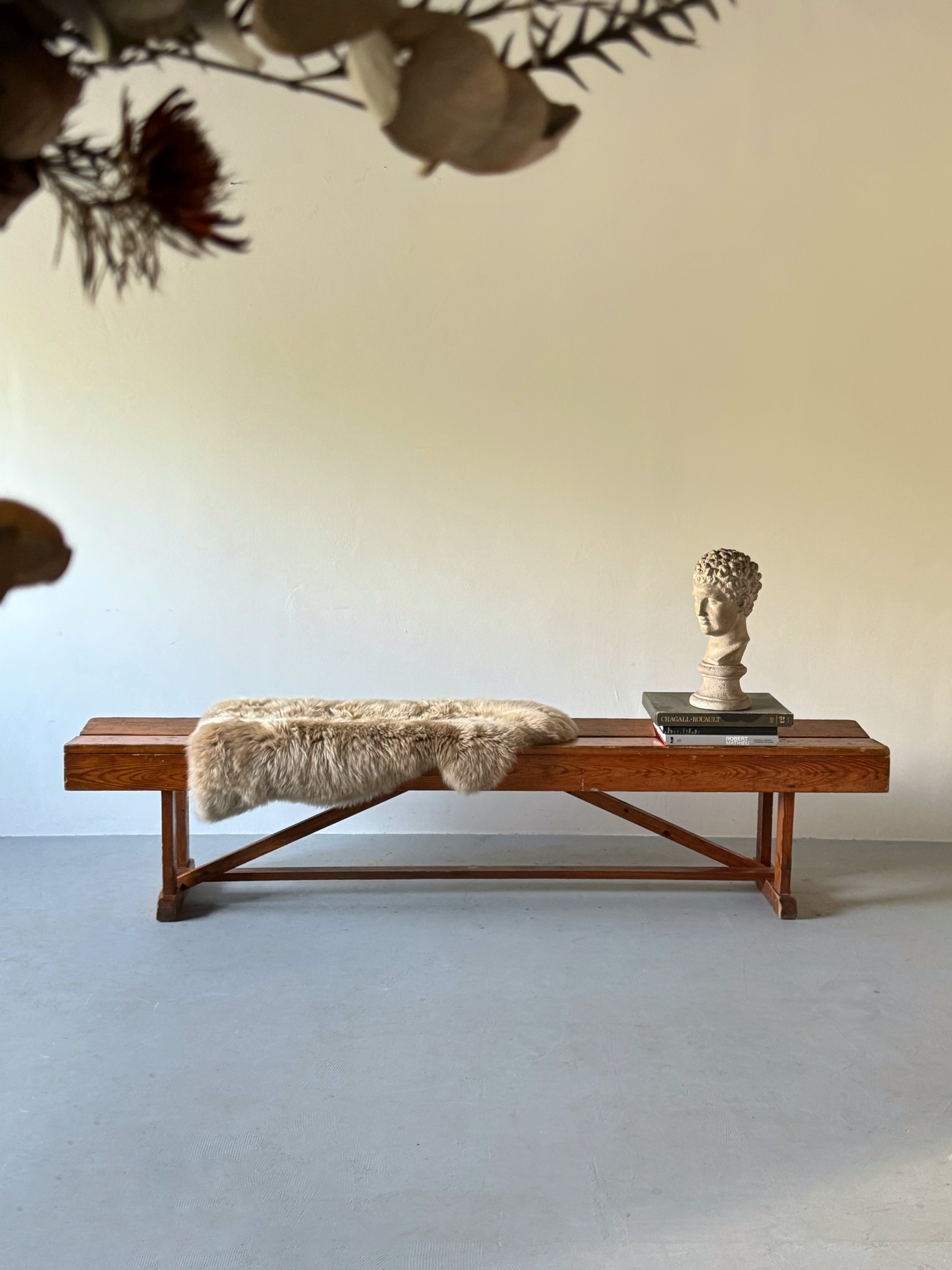 Wooden Bench, Denmark 1950s