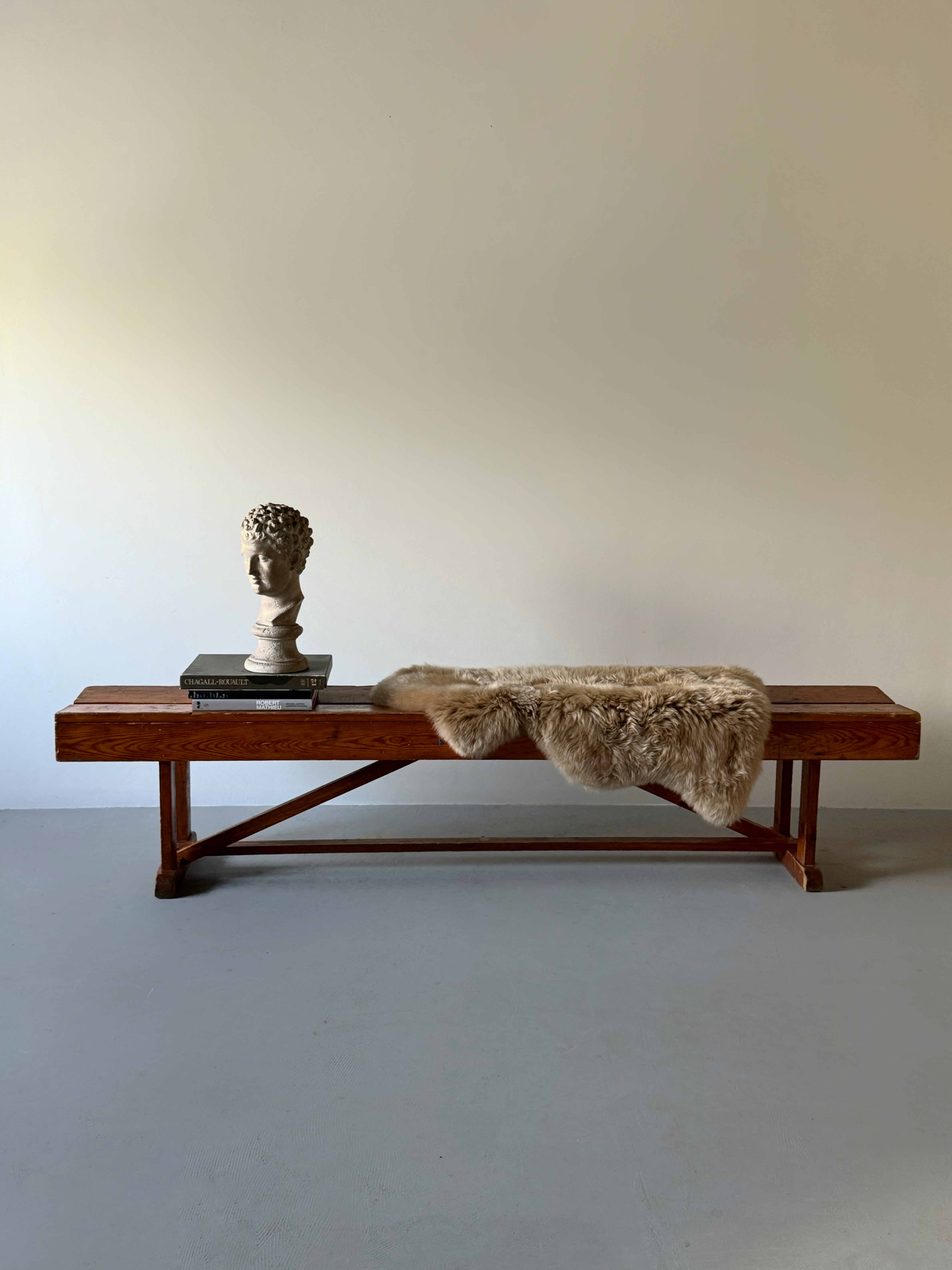 Wooden Bench, Denmark 1950s