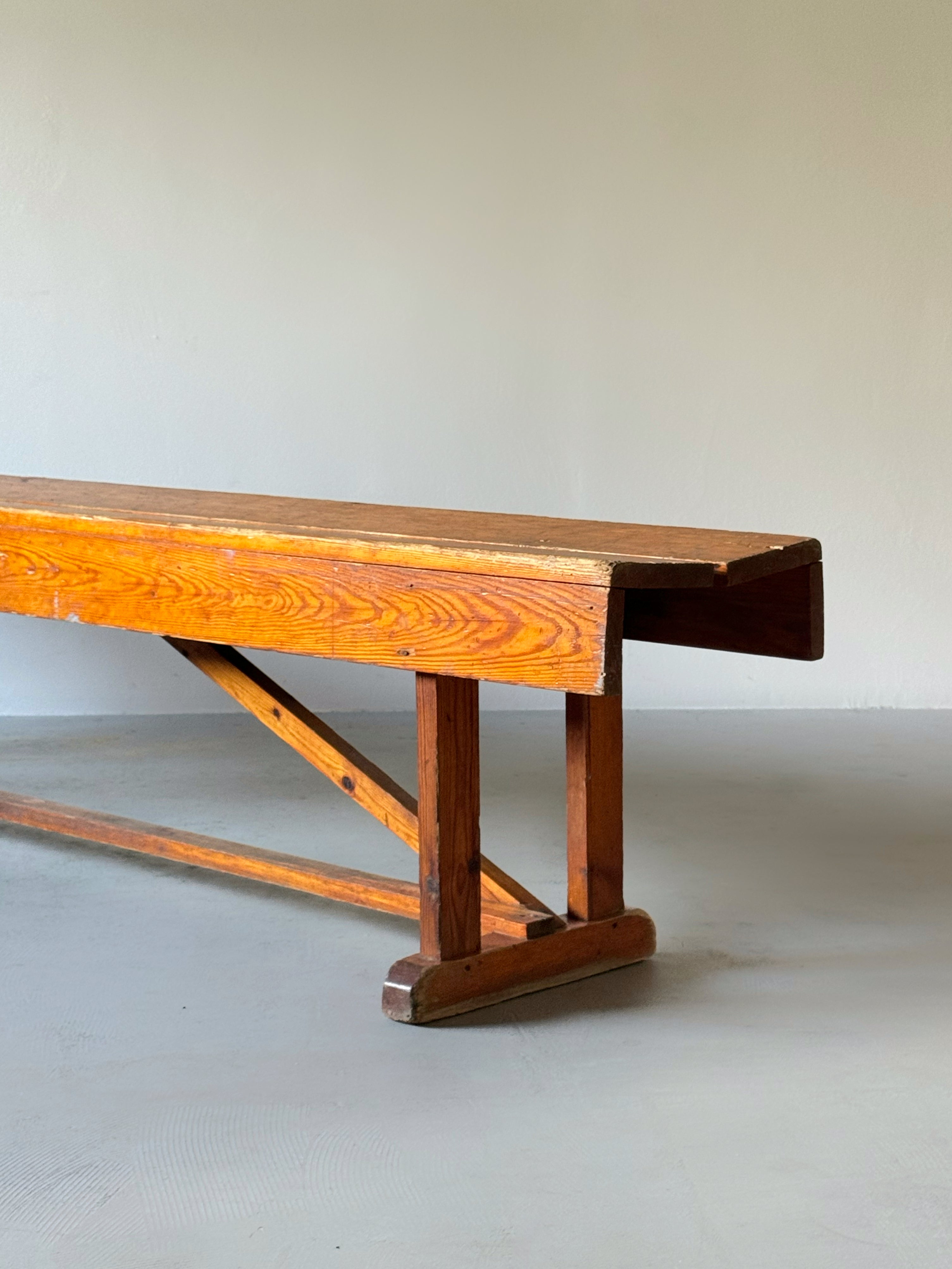 Wooden Bench, Denmark 1950s
