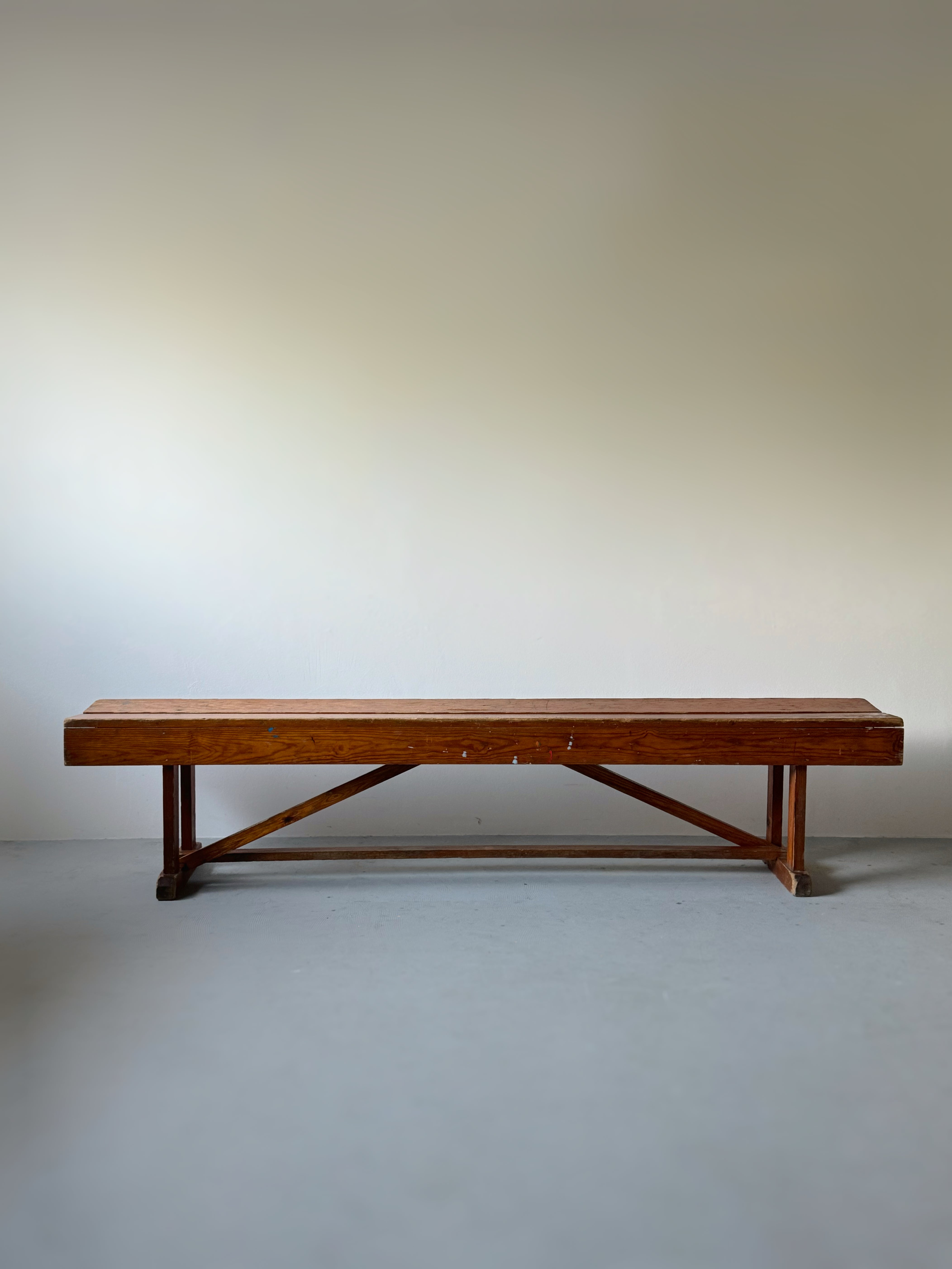 Wooden Bench, Denmark 1950s
