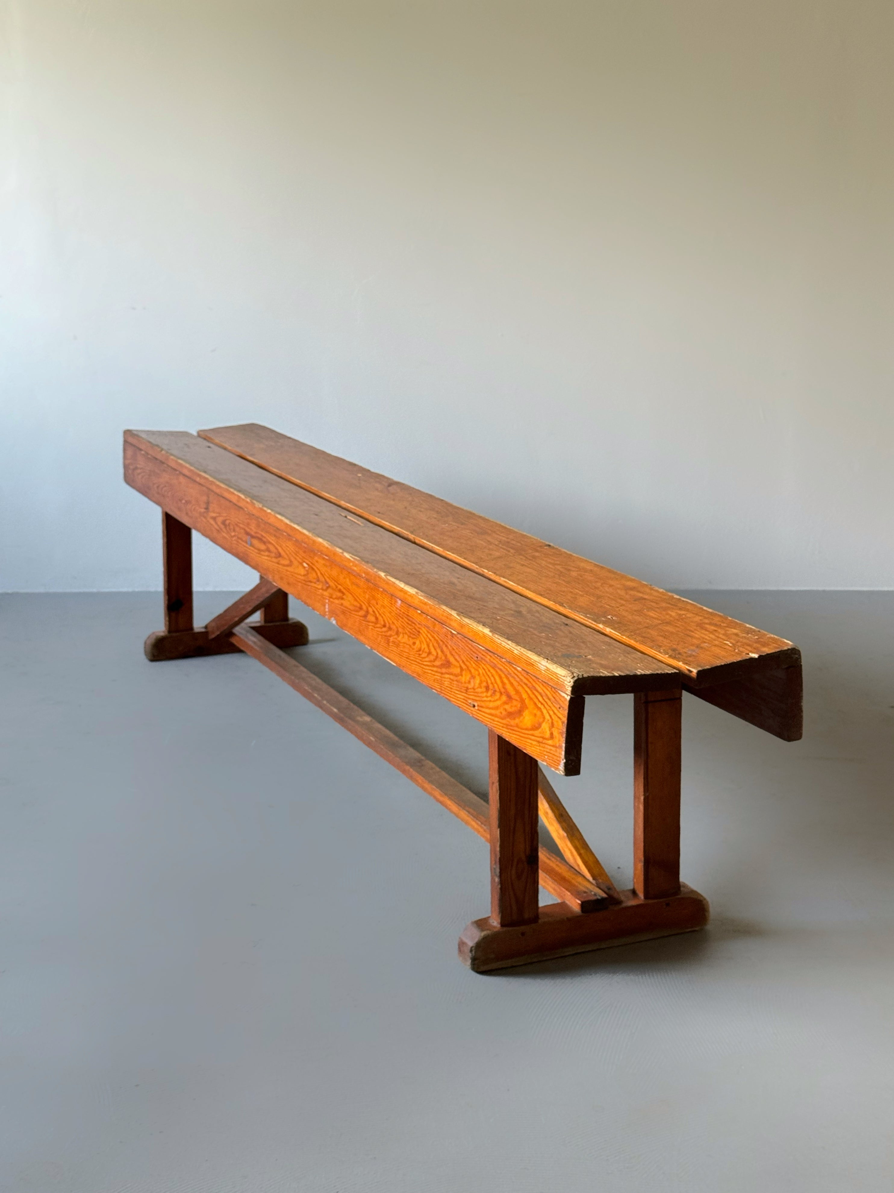 Wooden Bench, Denmark 1950s