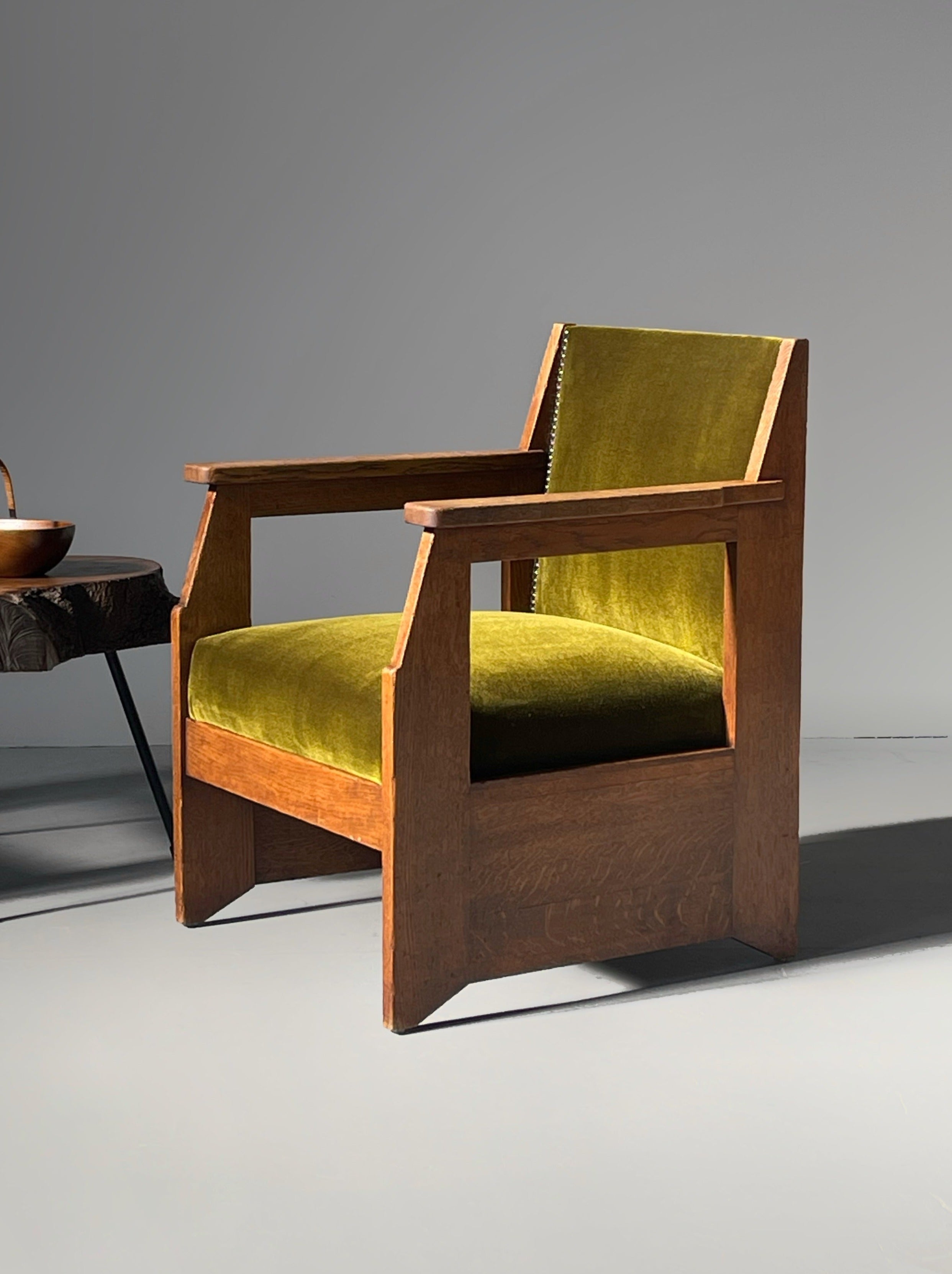 Haagse school style Chairs by Hendrik Wouda for Pander