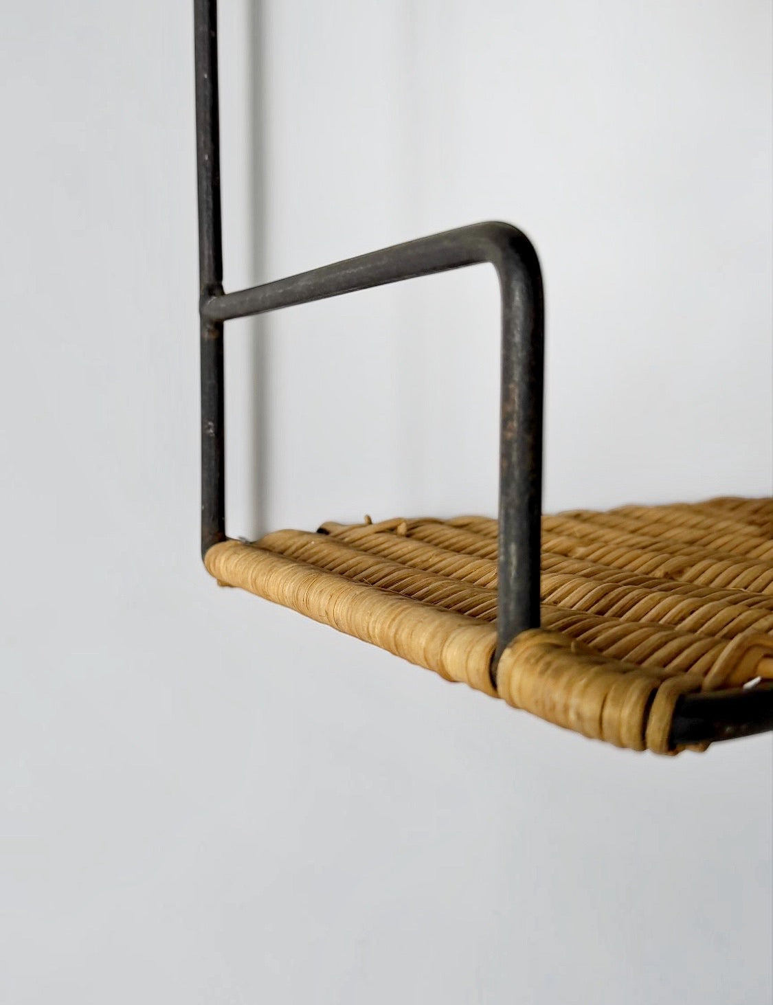 Mid Century Wall Shelf attributed to Raoul Guys, France 1950s