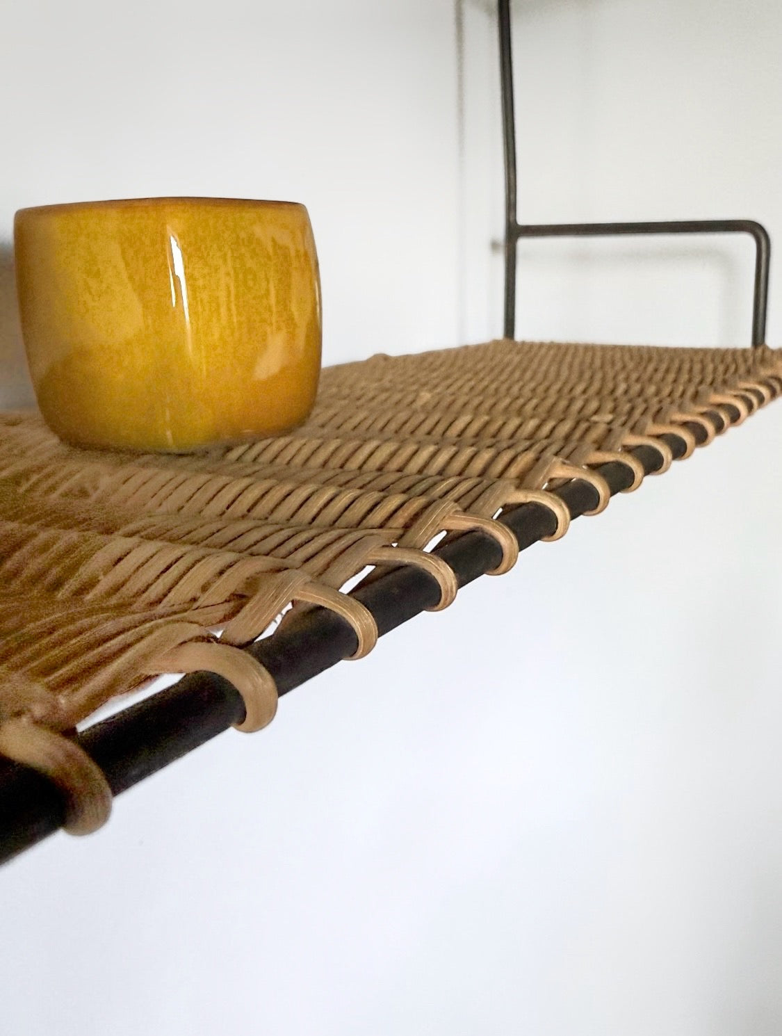Mid Century Wall Shelf attributed to Raoul Guys, France 1950s