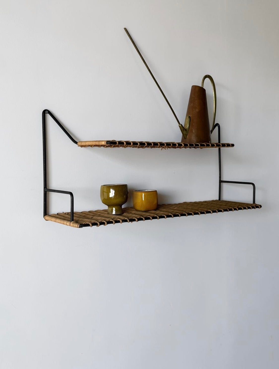 Mid Century Wall Shelf attributed to Raoul Guys, France 1950s