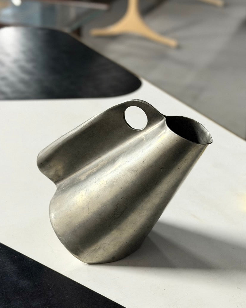 Sculptural Metal Jug with Tilting Balance 1970s