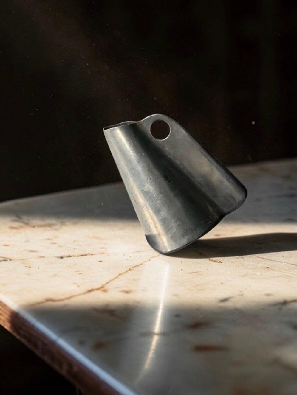 Sculptural Metal Jug with Tilting Balance 1970s