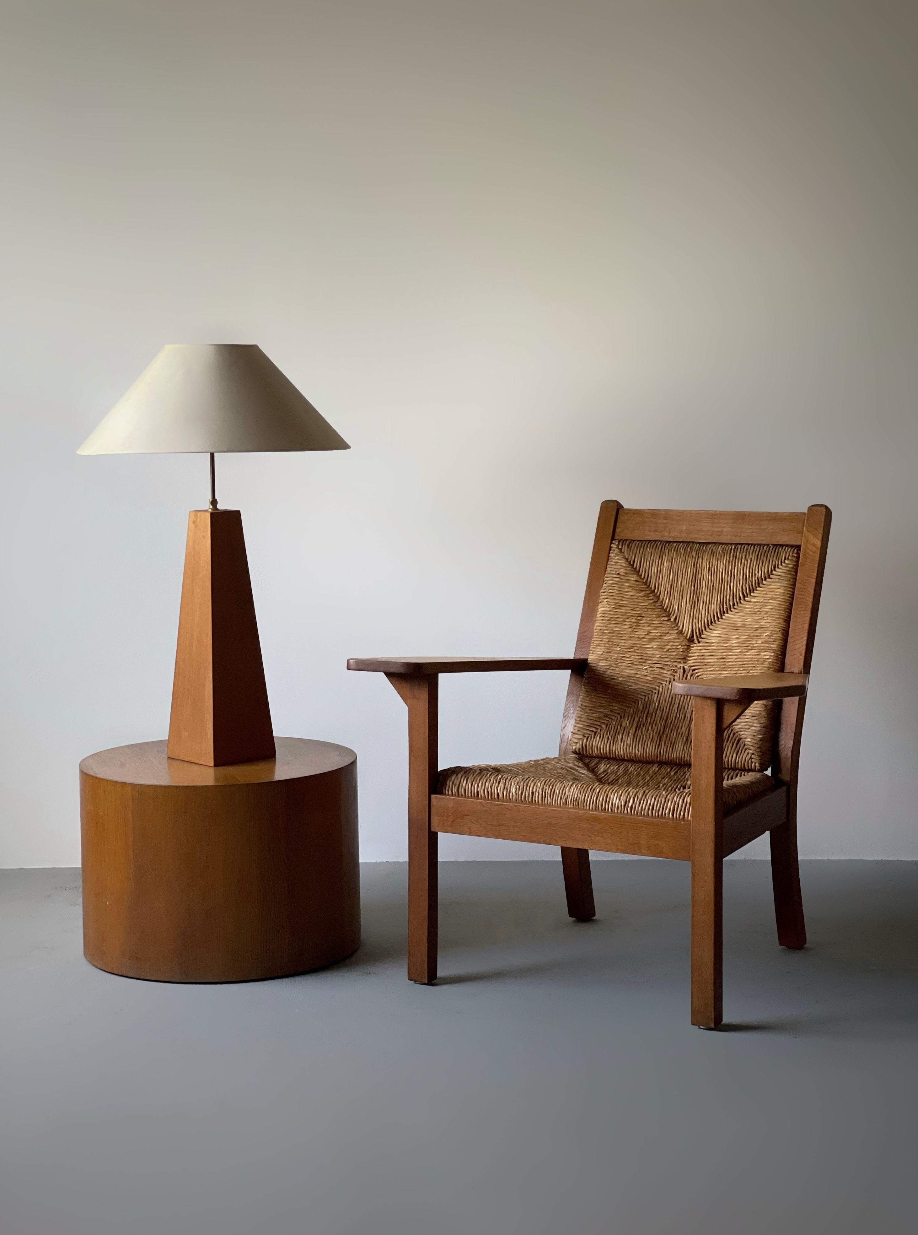 Worpswede high back armchair by Willy Ohler