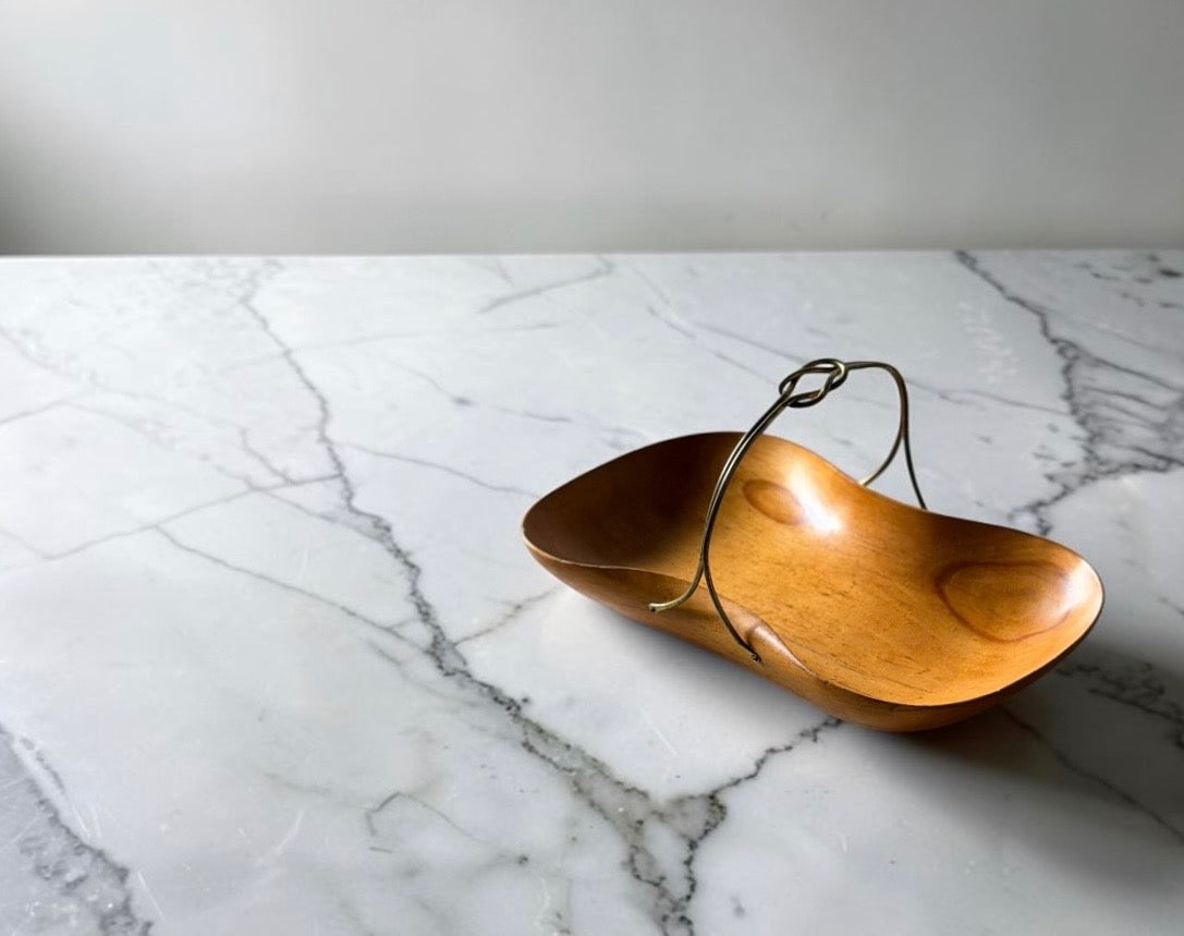 Vintage Tray by Aldo Tura for Macabo, Italy 1960s