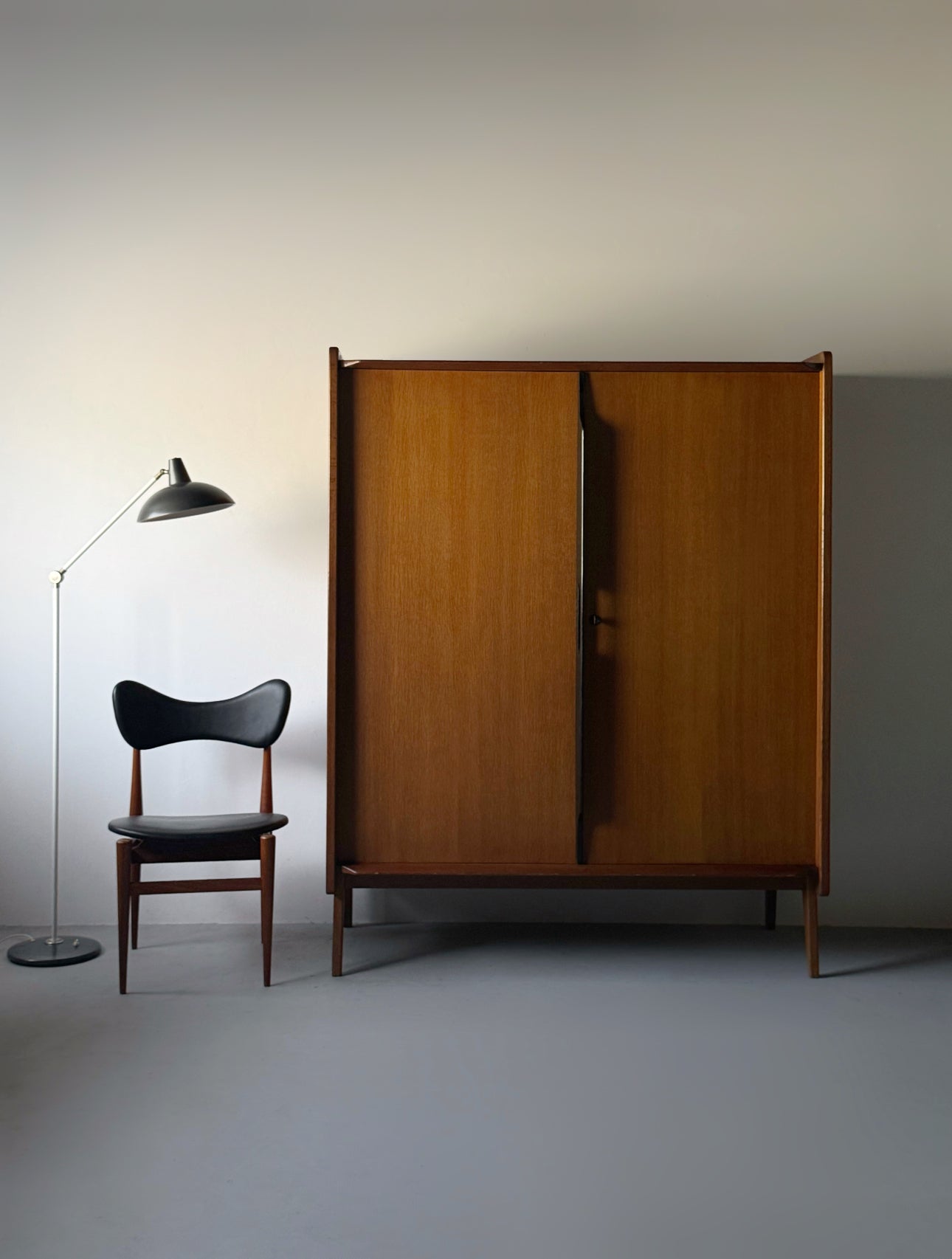 Large wardrobe “Dakar” by Roger Landault for ABC Meubles, France 1950s