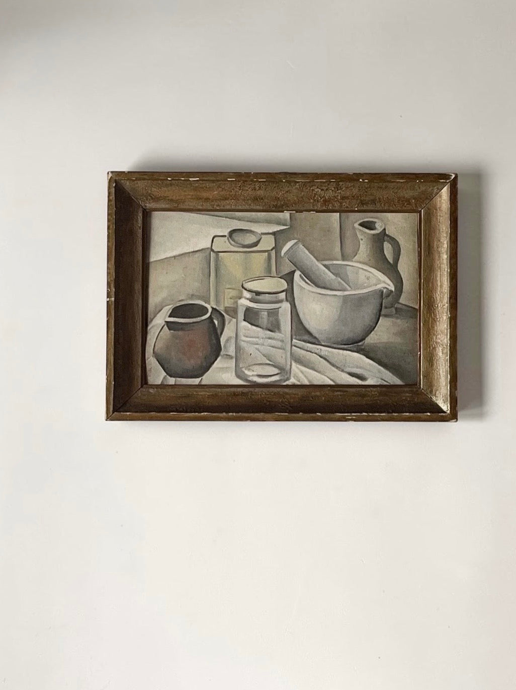 Vintage Oil Still Life Painting, Germany, 1950s　