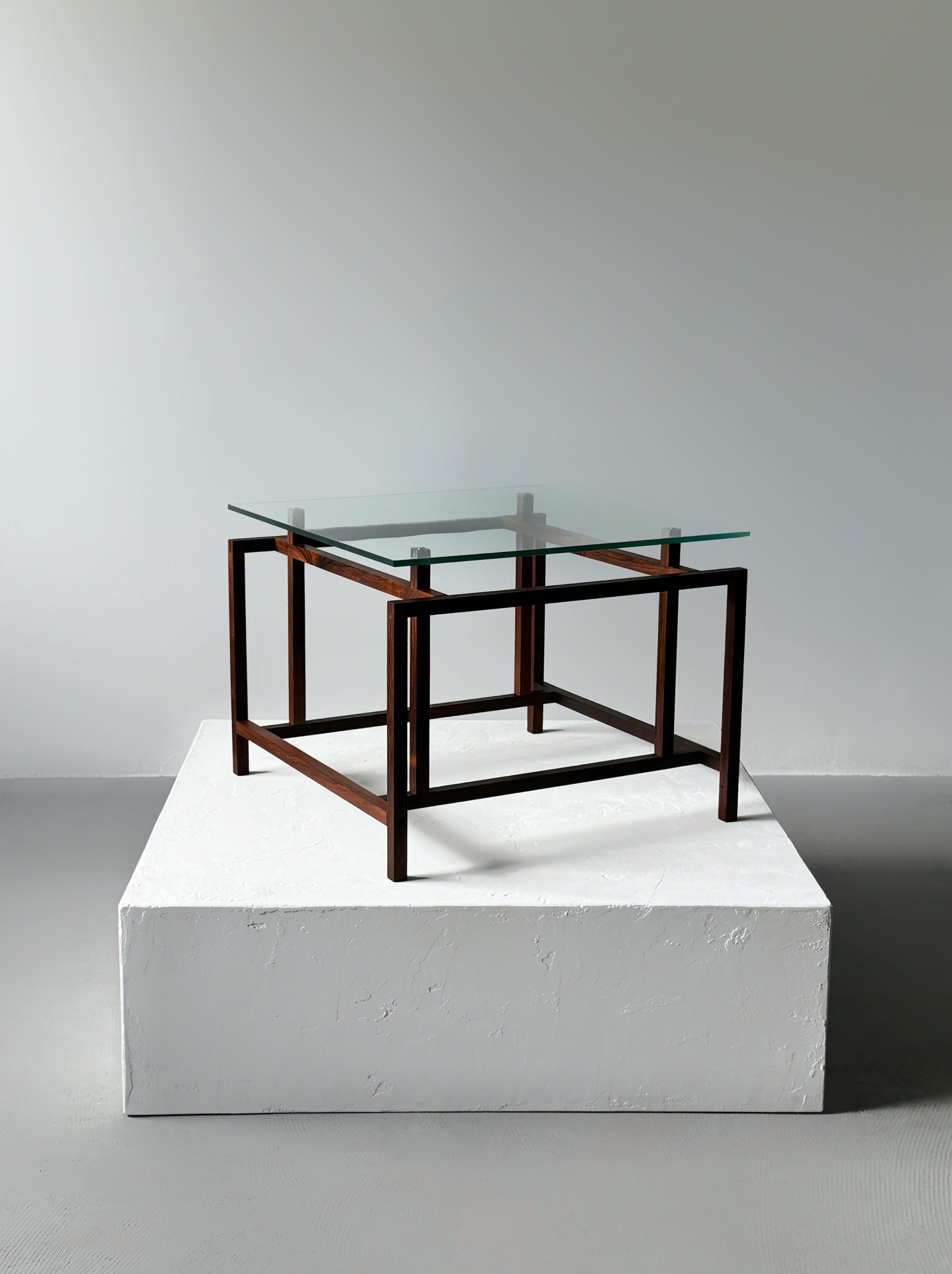 Side table in rosewood by Henning Nørgaard