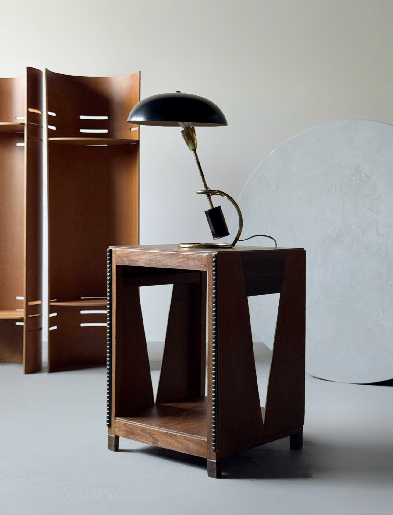 Scrittoio Table Lamp 12297 by Angelo Lelii for Arredoluce, Italy  1950s　　