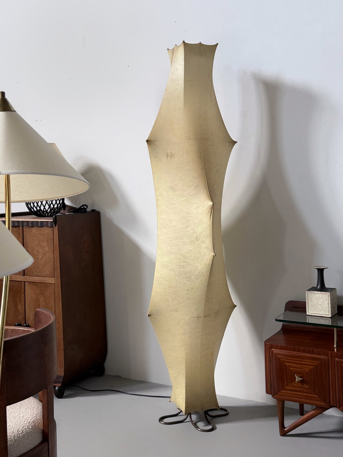 "Ghost" Cocoon Floor Lamp by Tobia Scarpa for Flos, Italy 1963